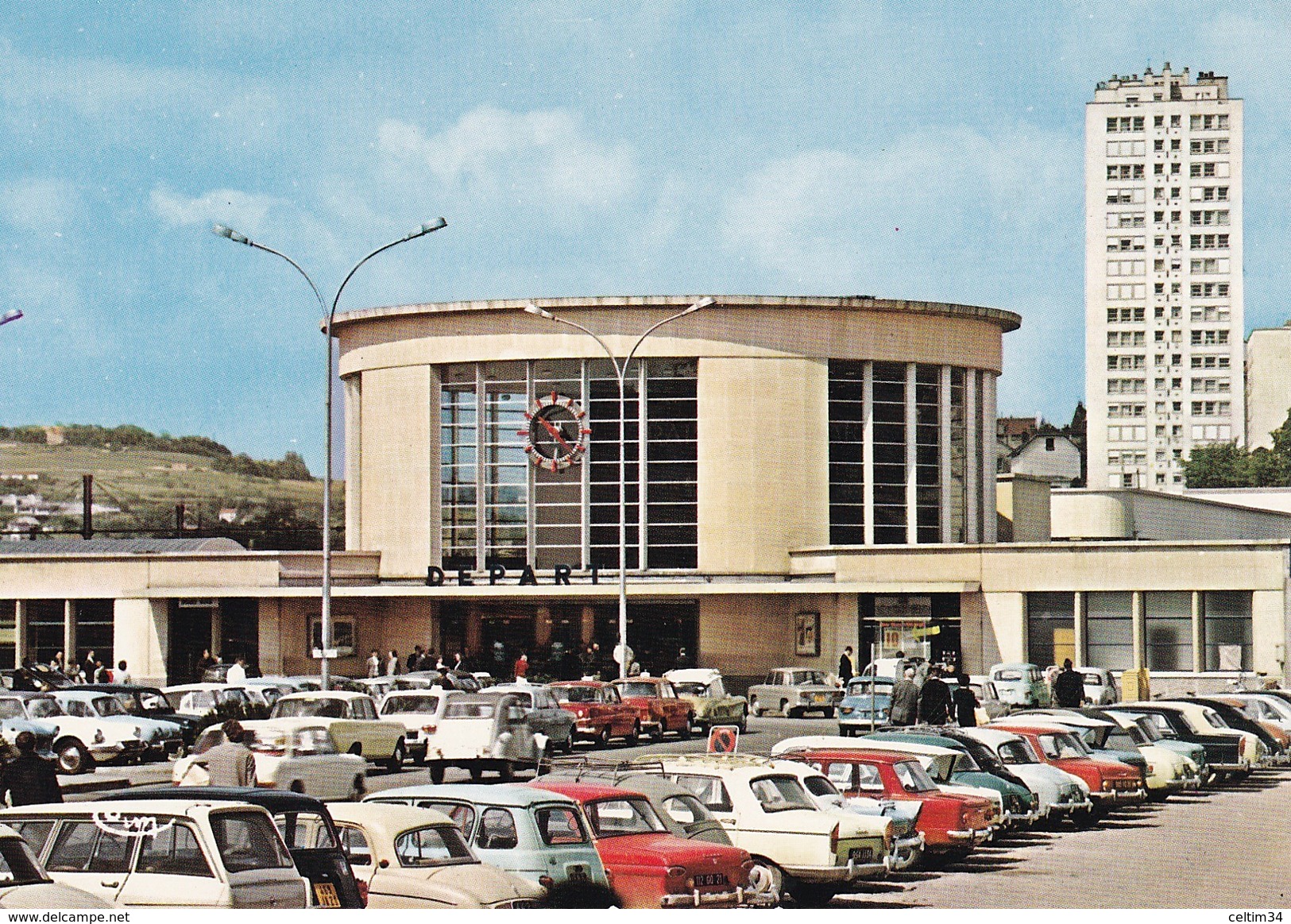 DIJON   ---   Gare Et Tour Bagatelle - Dijon