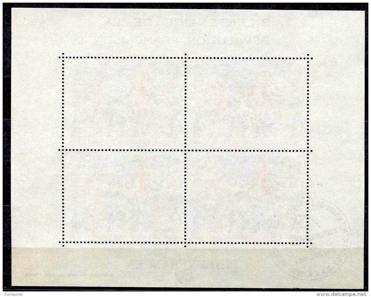 3645  -  Terres Australes Et Antarctiques Françaises  BF 1 ** (Obl. P.J )    1989       SUPERBE - Blocks & Sheetlets