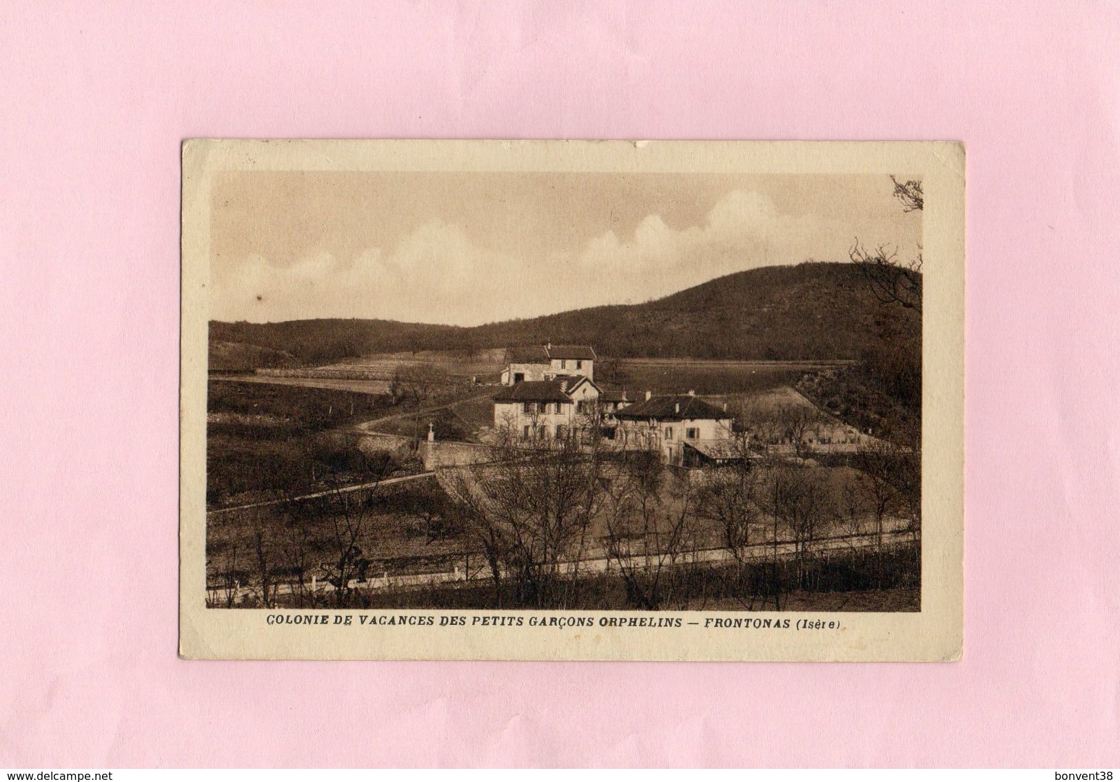 Carte Postale - FRONTONAS - D38 - Colonie De Vacances Des Petits Garçons Orphelins - Autres & Non Classés