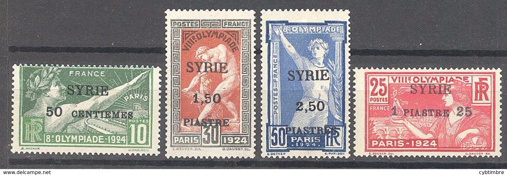 Syrie: Yvert N° 122/125* - Ungebraucht