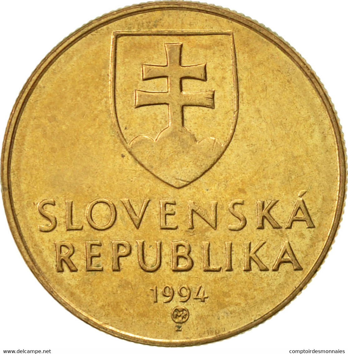 Monnaie, Slovaquie, Koruna, 1994, TTB+, Bronze Plated Steel, KM:12 - Slowakei