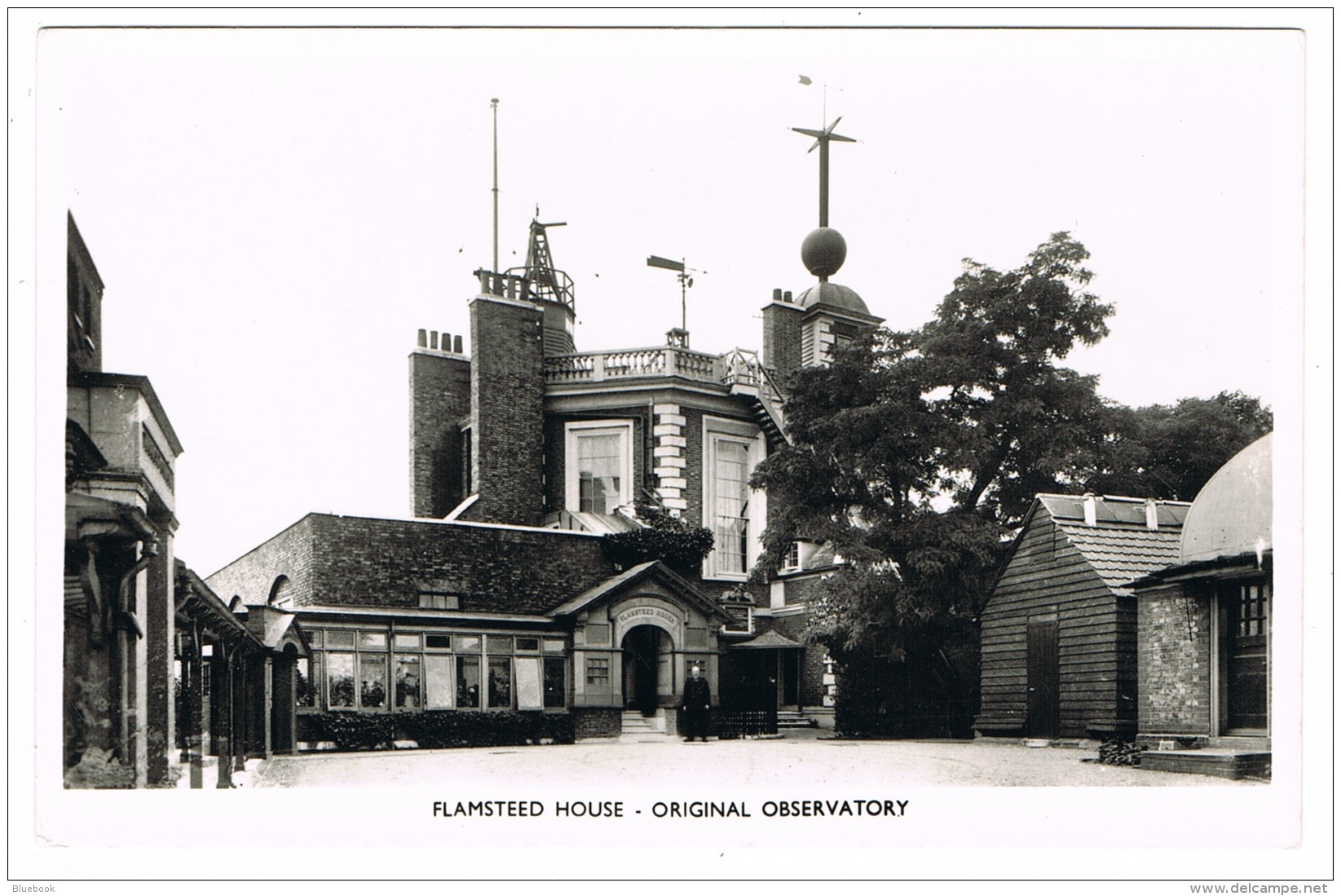 RB 1168 -  Real Photo Postcard - Flamsteed House Original Observatory Greenwich London - London Suburbs