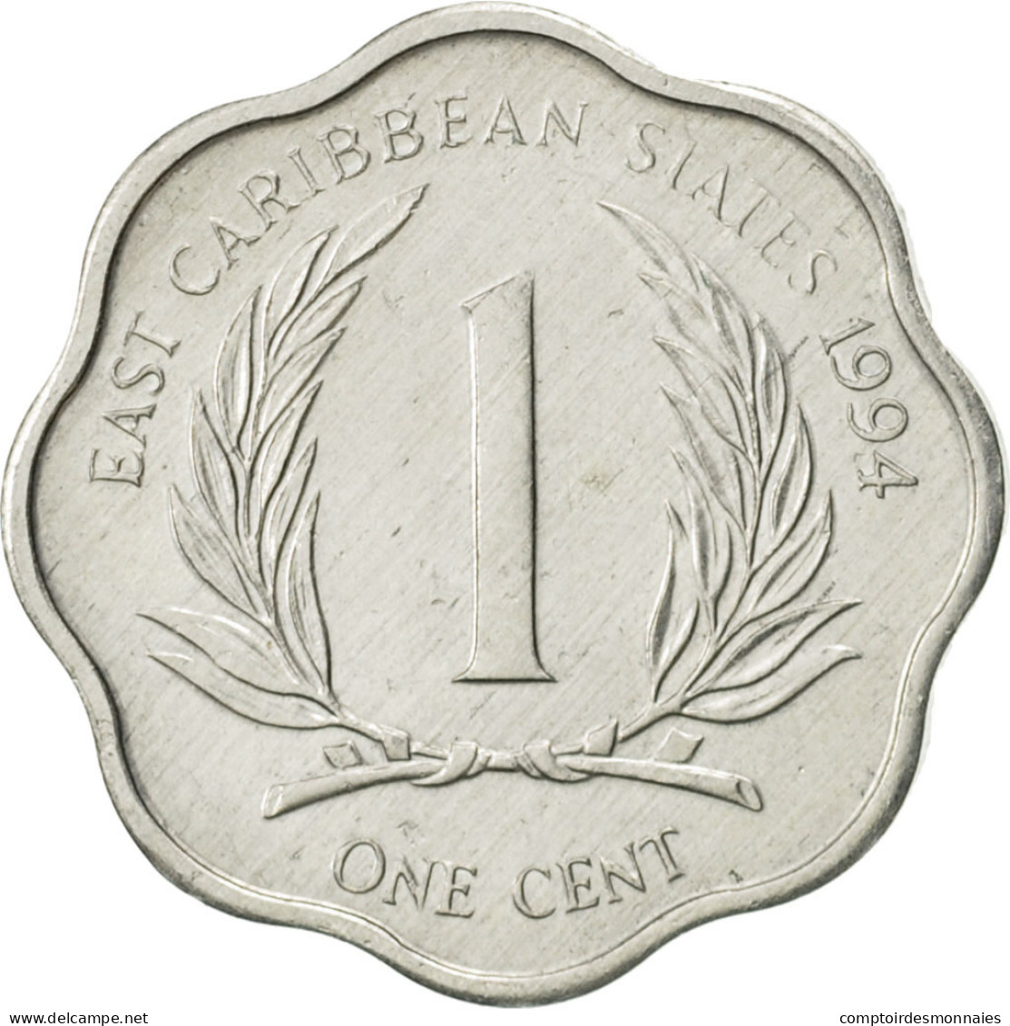 Monnaie, Etats Des Caraibes Orientales, Elizabeth II, Cent, 1994, SUP - Territoires Britanniques Des Caraïbes