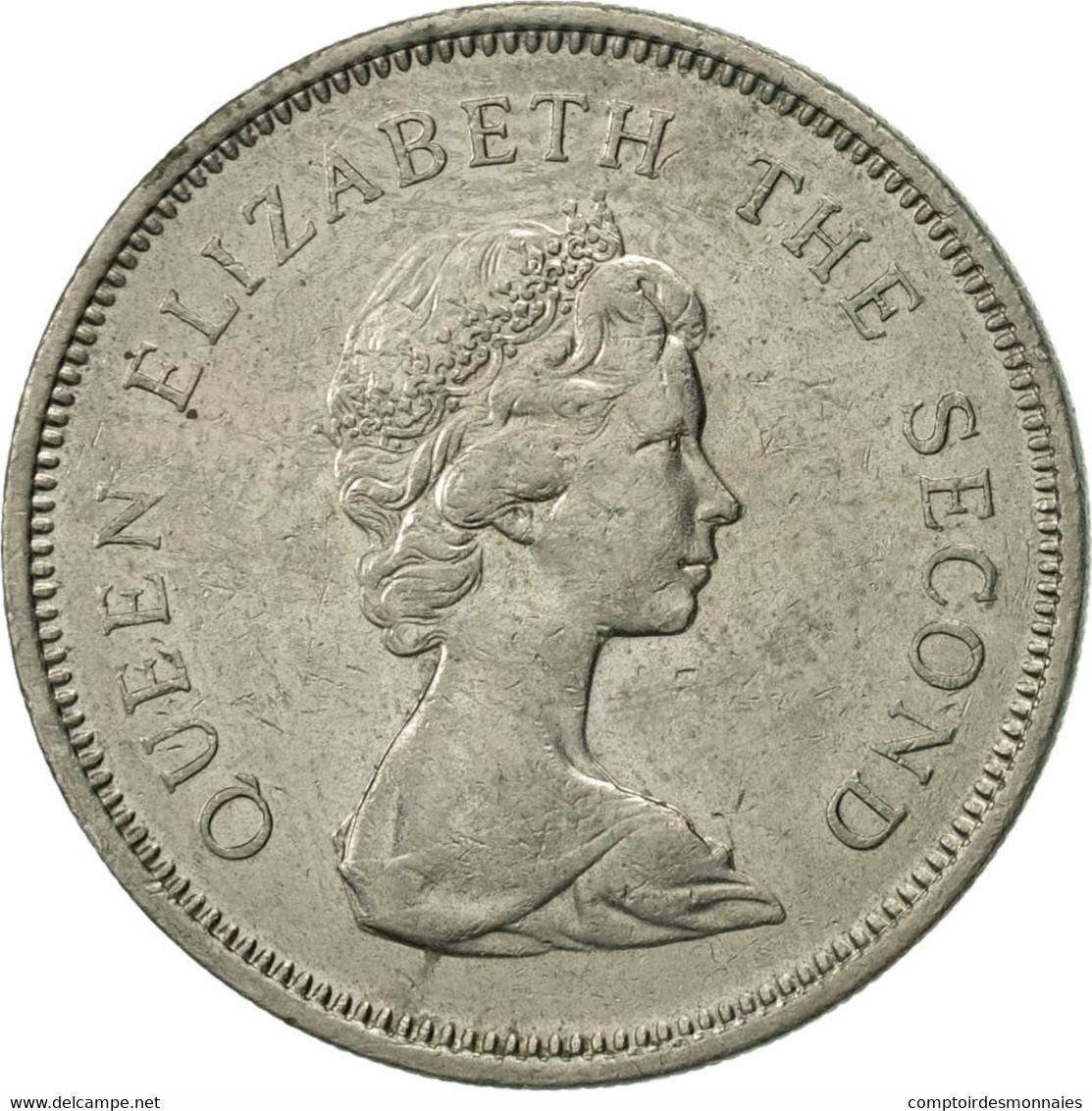 Monnaie, Hong Kong, Elizabeth II, Dollar, 1980, TTB+, Copper-nickel, KM:43 - Hong Kong