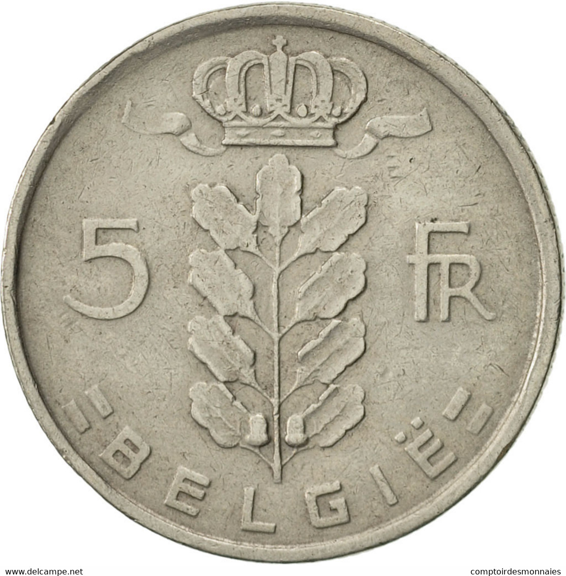 Monnaie, Belgique, 5 Francs, 5 Frank, 1950, TB+, Copper-nickel, KM:135.1 - 5 Franc