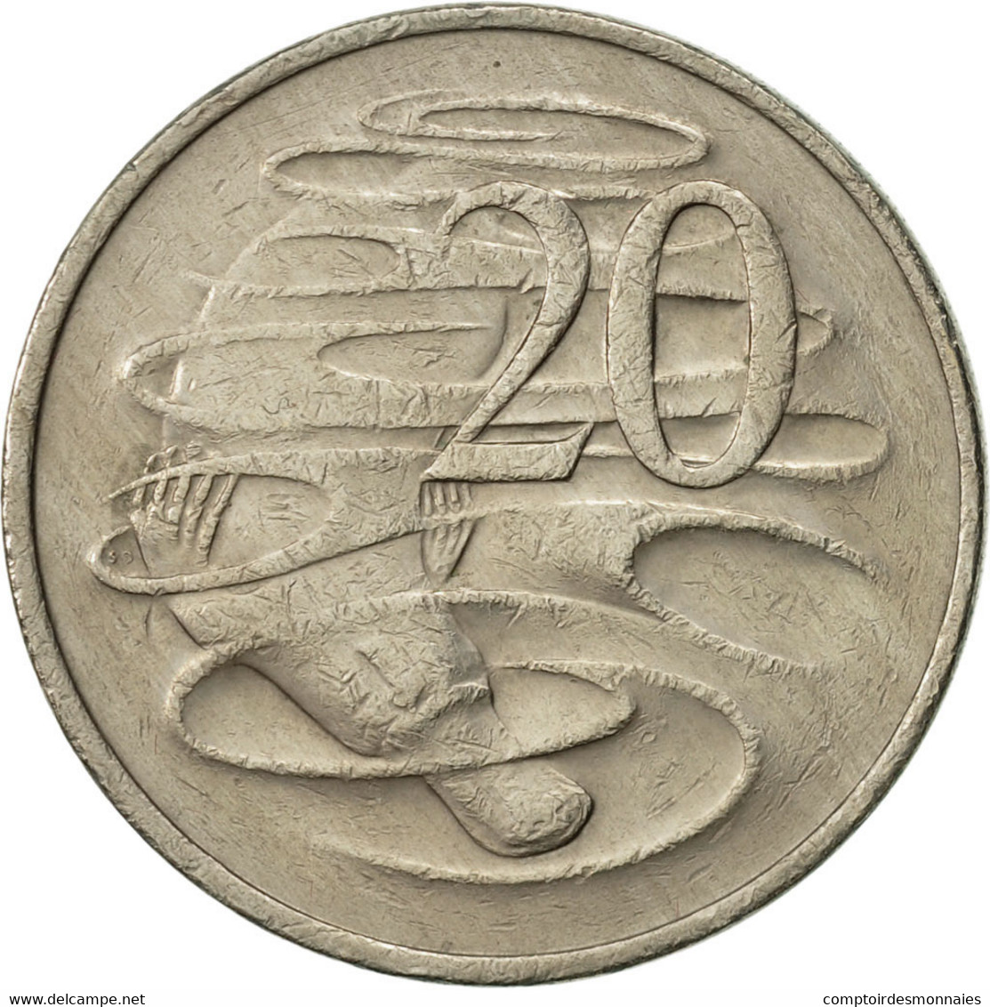 Monnaie, Australie, Elizabeth II, 20 Cents, 1980, TTB, Copper-nickel, KM:66 - 20 Cents