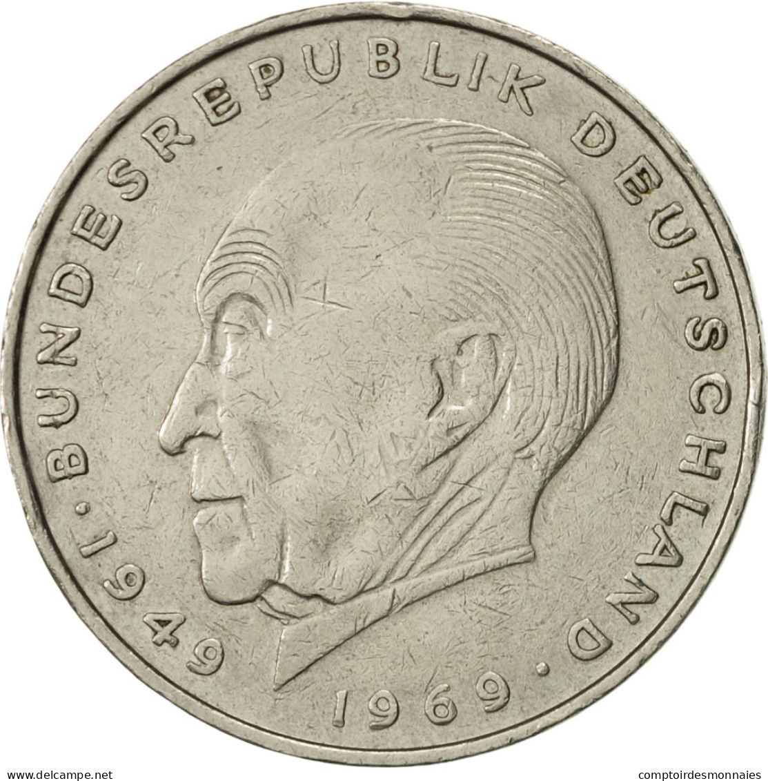 Monnaie, République Fédérale Allemande, 2 Mark, 1972, Munich, TTB+ - 2 Mark