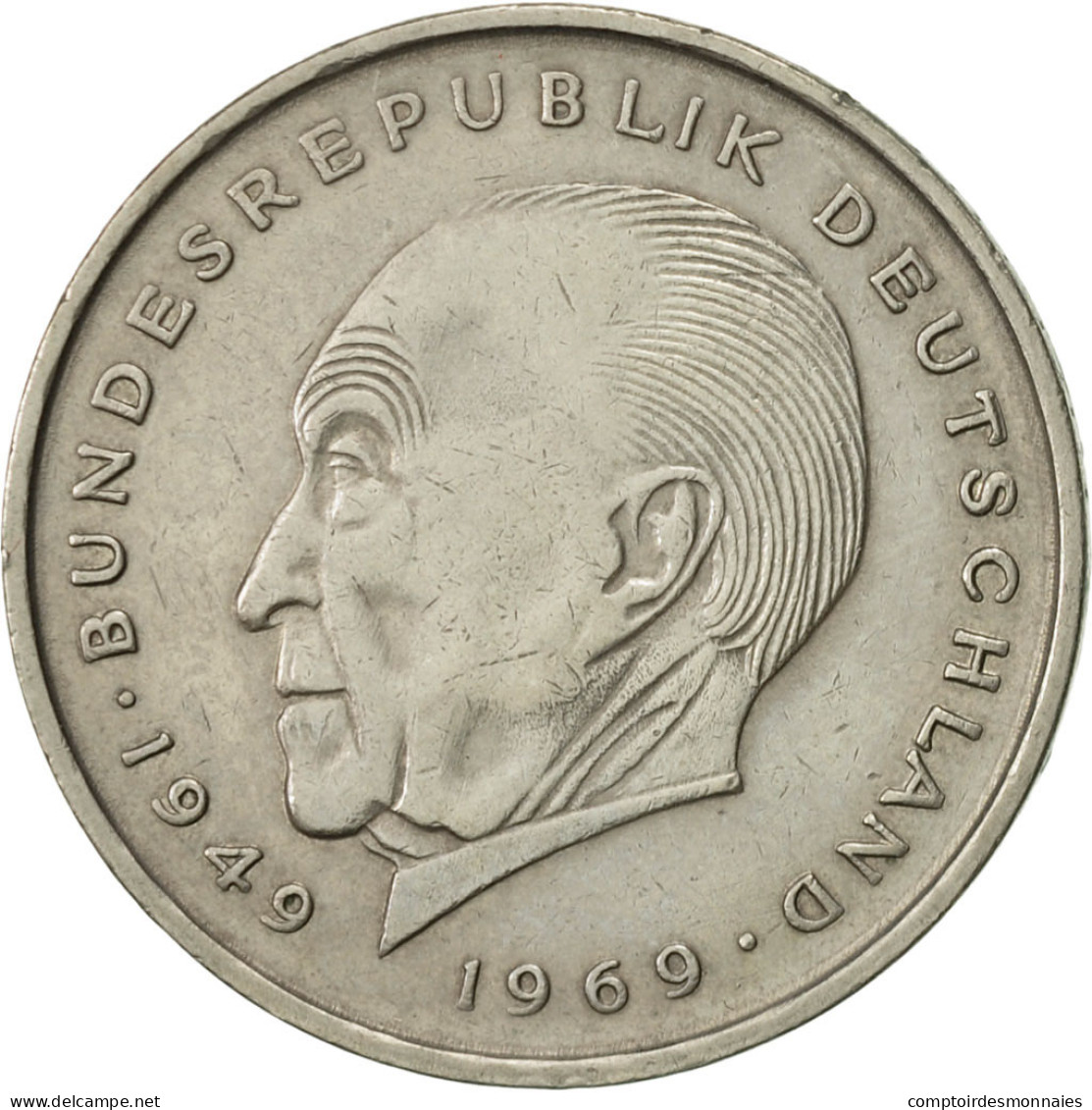 Monnaie, République Fédérale Allemande, 2 Mark, 1973, Karlsruhe, TTB+ - 2 Mark