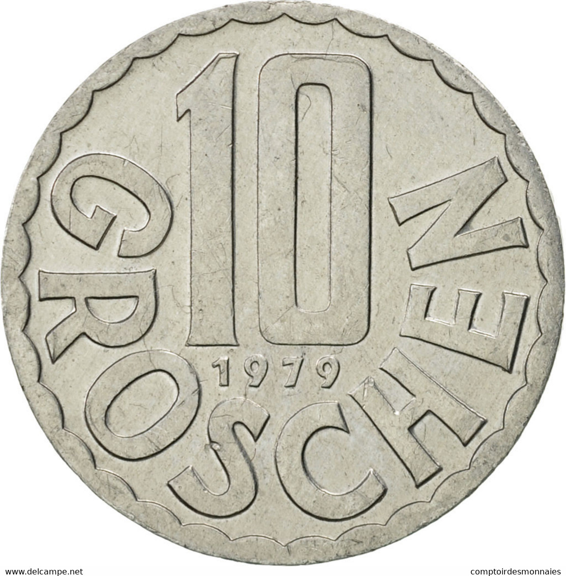 Monnaie, Autriche, 10 Groschen, 1979, Vienna, SUP, Aluminium, KM:2878 - Autriche