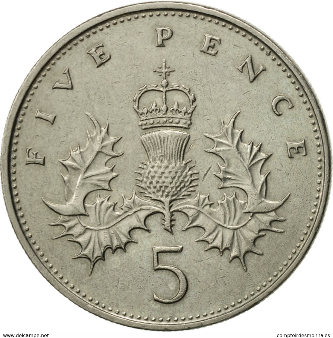 Monnaie, Grande-Bretagne, Elizabeth II, 5 Pence, 1988, TTB+, Copper-nickel - 5 Pence & 5 New Pence