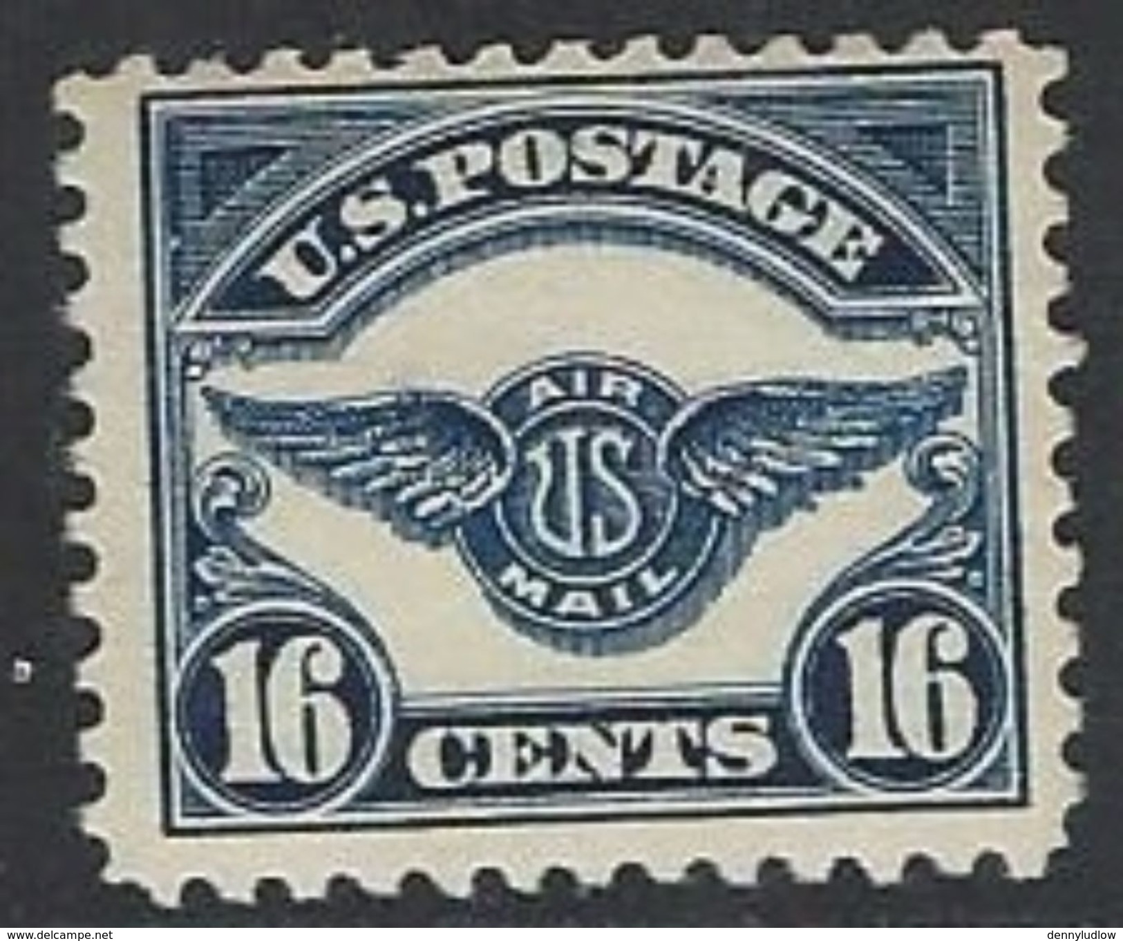 US   1923   Sc#C5  16c  Airmail  MNH**   2016 Scott Value $130 - 1b. 1918-1940 Unused