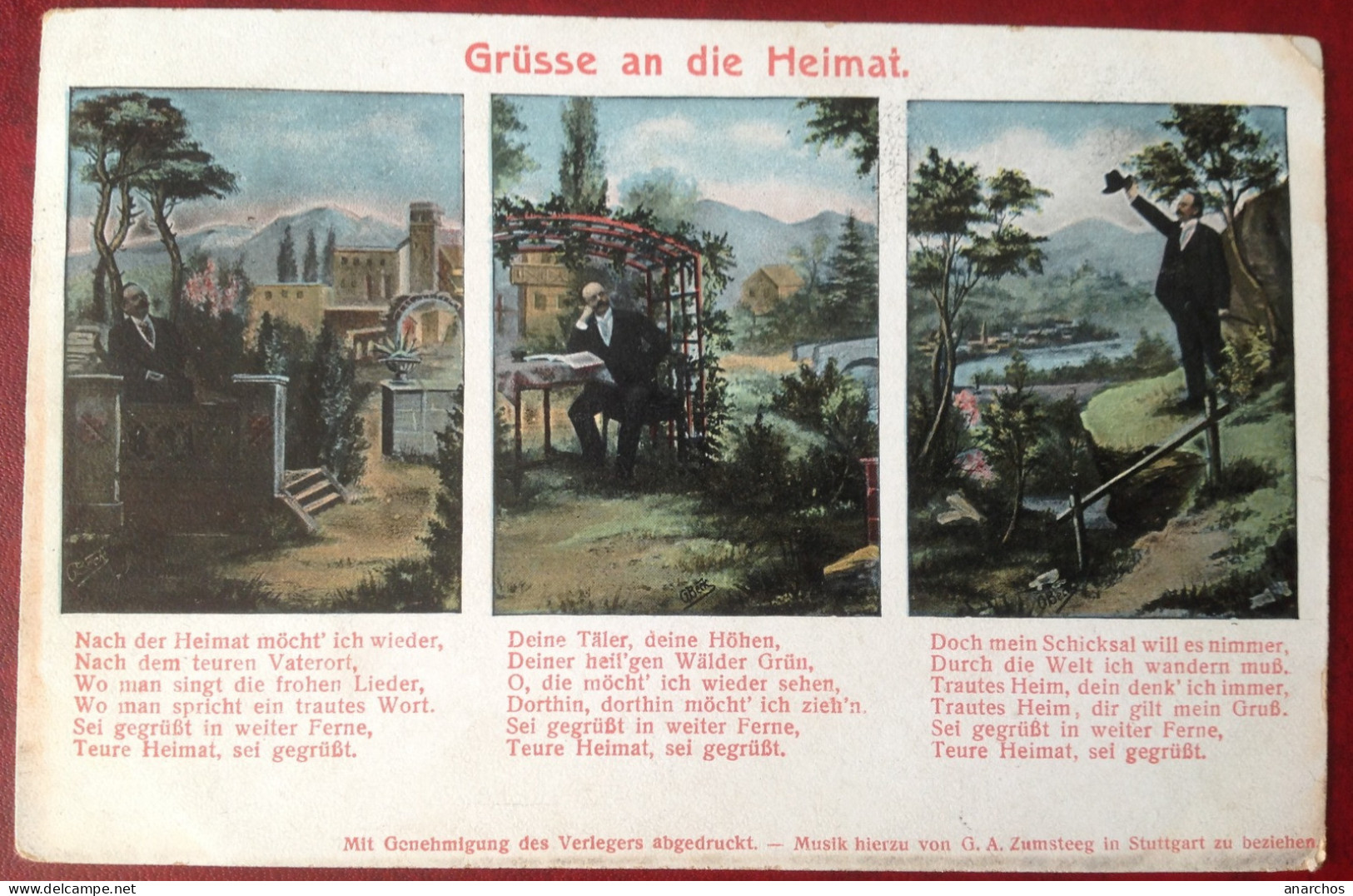 Grusse An Die HEIMAT + Cachet SENNHEIM - Vogtland