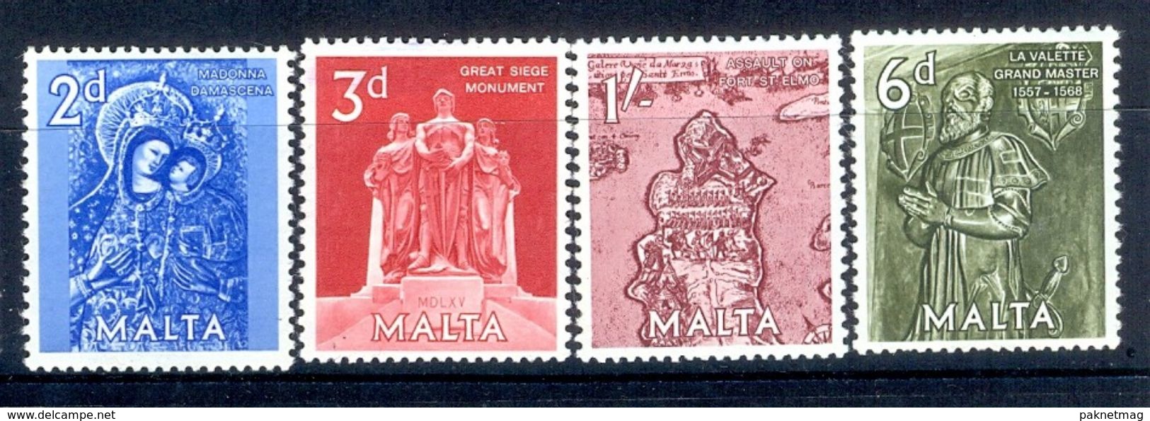 S79- Malta 1962 Great Seige Commemoration. Great Siege Of 1565 Knights Of The Order Of St John. - Malta