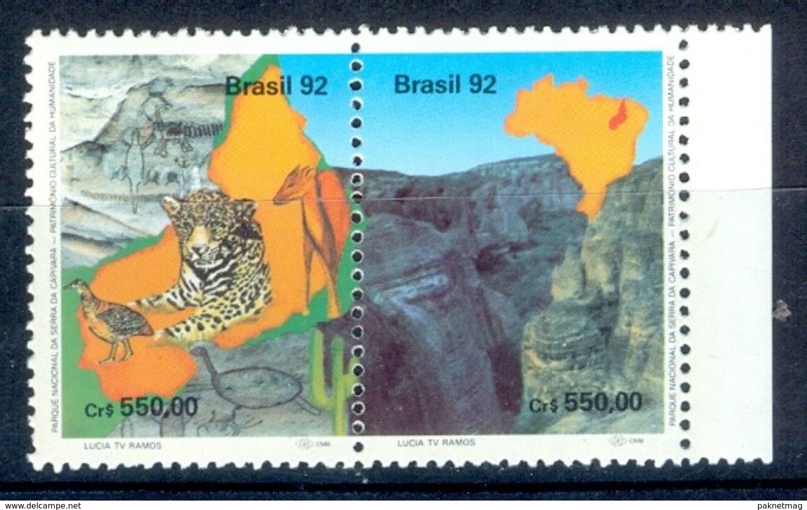 S88- Set Of Brasil 1992. Birds. Animals. Nature. Brazil. - Unused Stamps