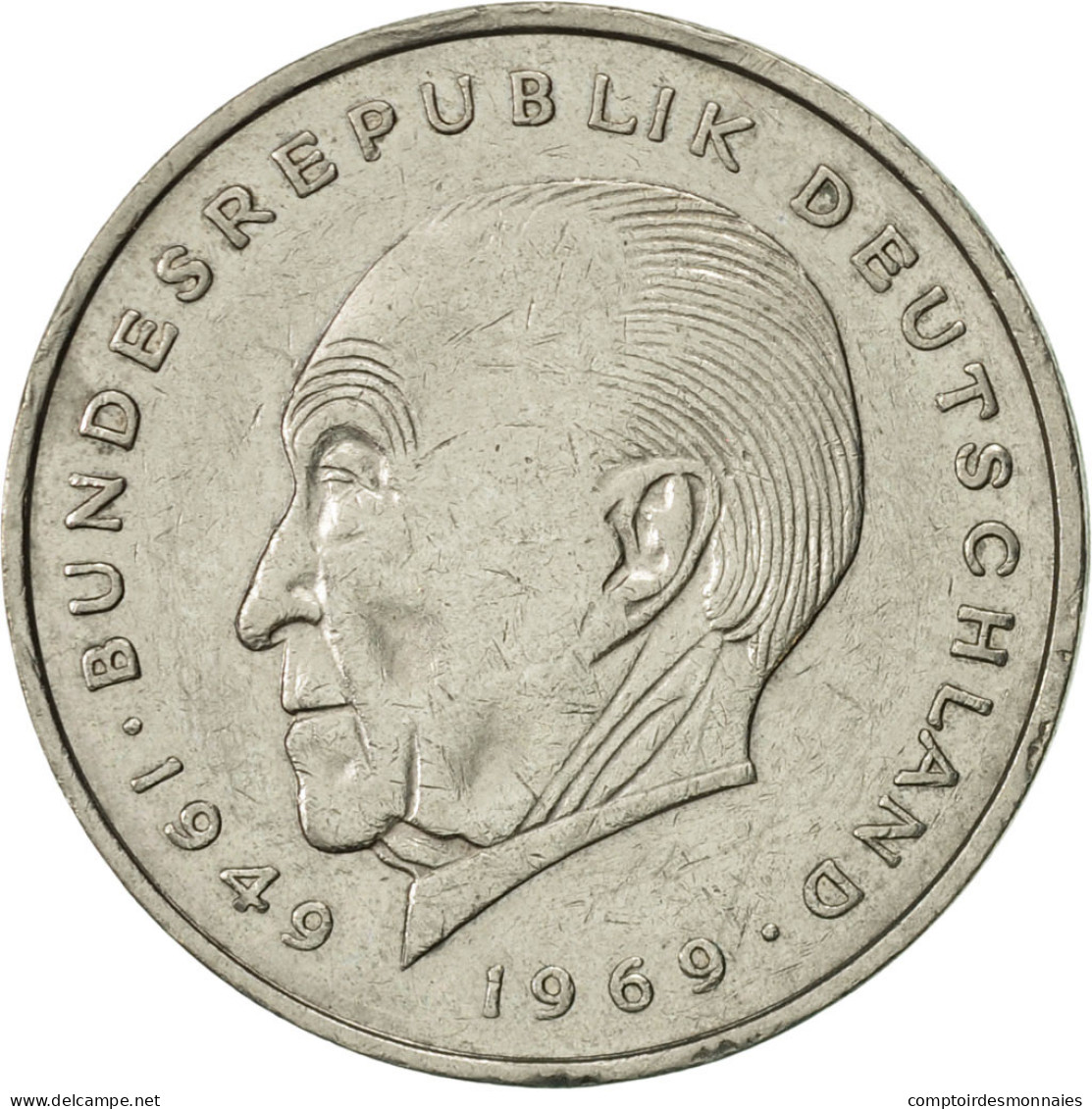 Monnaie, République Fédérale Allemande, 2 Mark, 1976, Hambourg, TTB+ - 2 Marcos