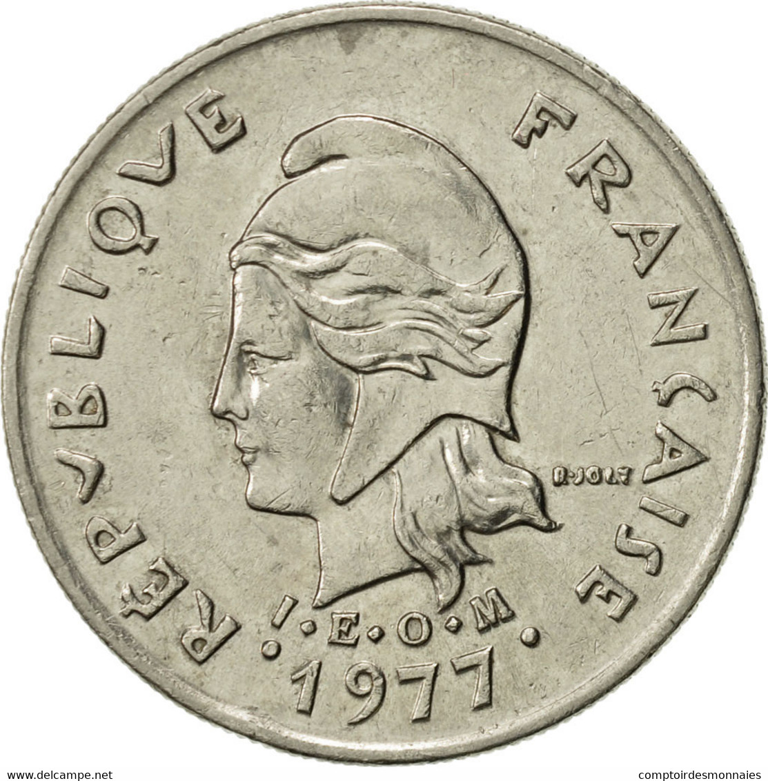 Monnaie, Nouvelle-Calédonie, 10 Francs, 1977, Paris, SUP, Nickel, KM:11 - Nuova Caledonia