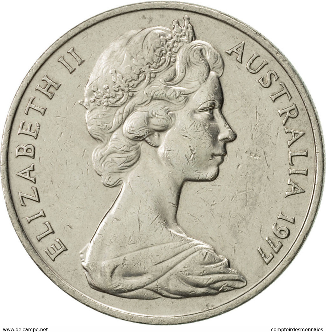 Monnaie, Australie, Elizabeth II, 20 Cents, 1977, TTB+, Copper-nickel, KM:66 - 20 Cents