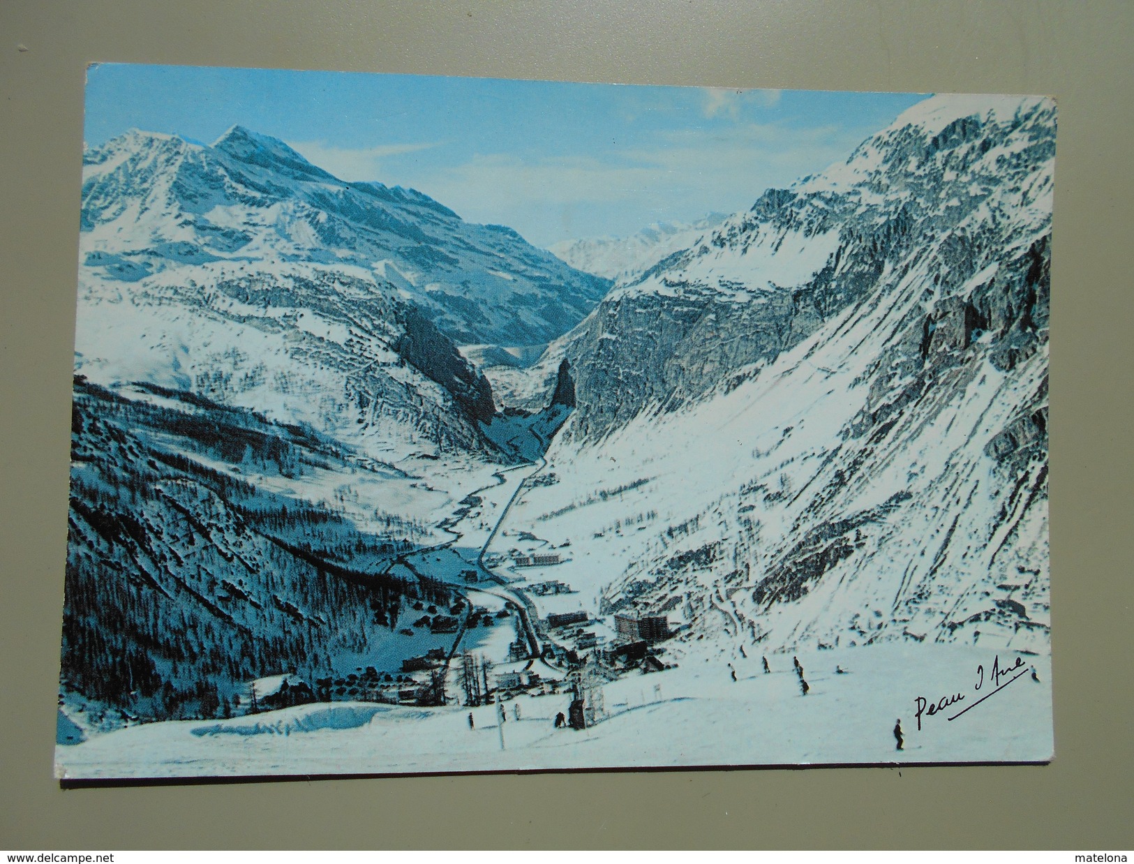 SAVOIE VAL D'ISERE VUE DU PLAN LE MONT POURRI ET LE BARRAGE DE TIGNES - Val D'Isere