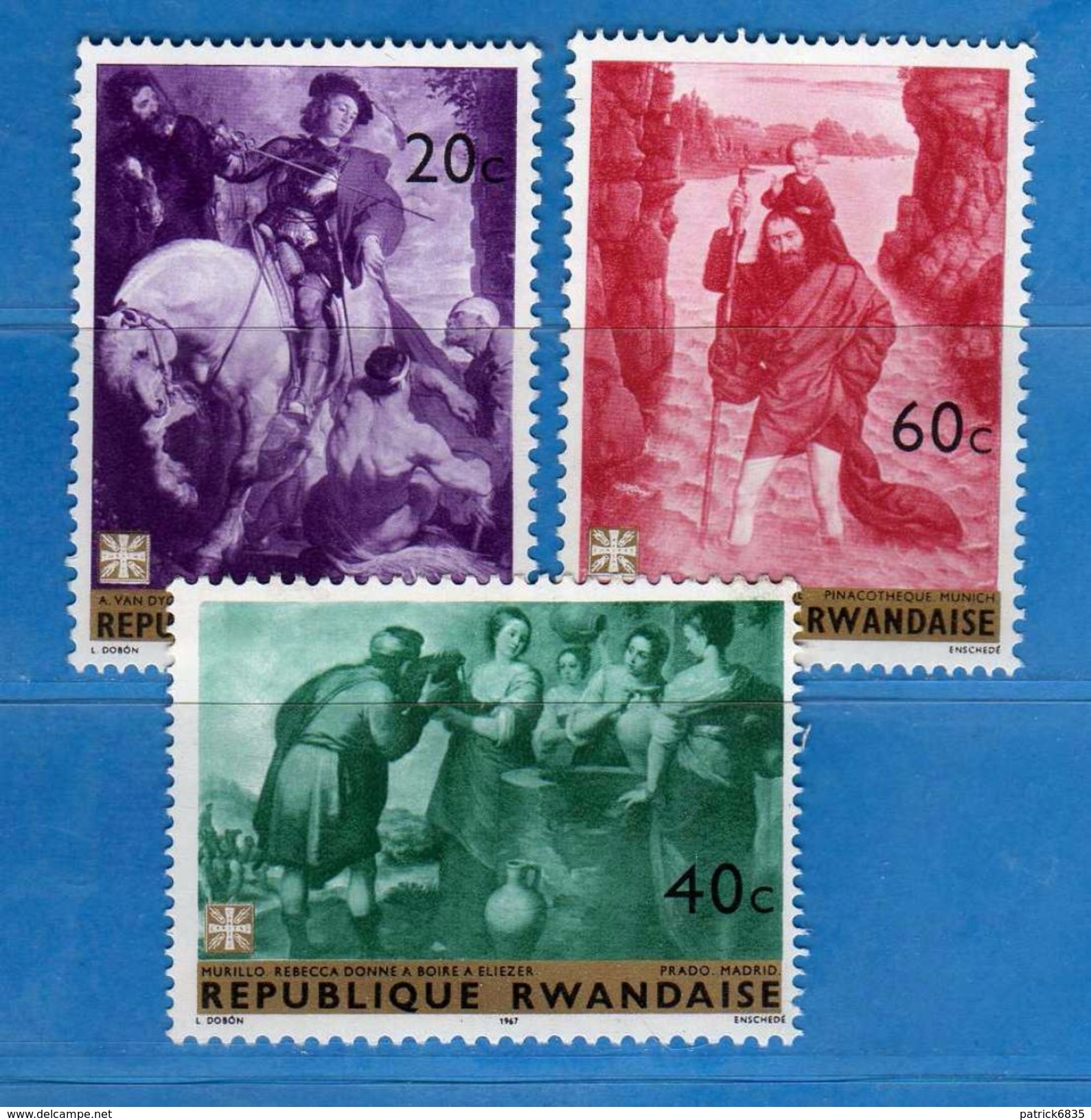 (MN1) RWANDA **- 1967 -  YVERT. 205-206-207 .  MNH.   Vedi Descrizione - Nuovi