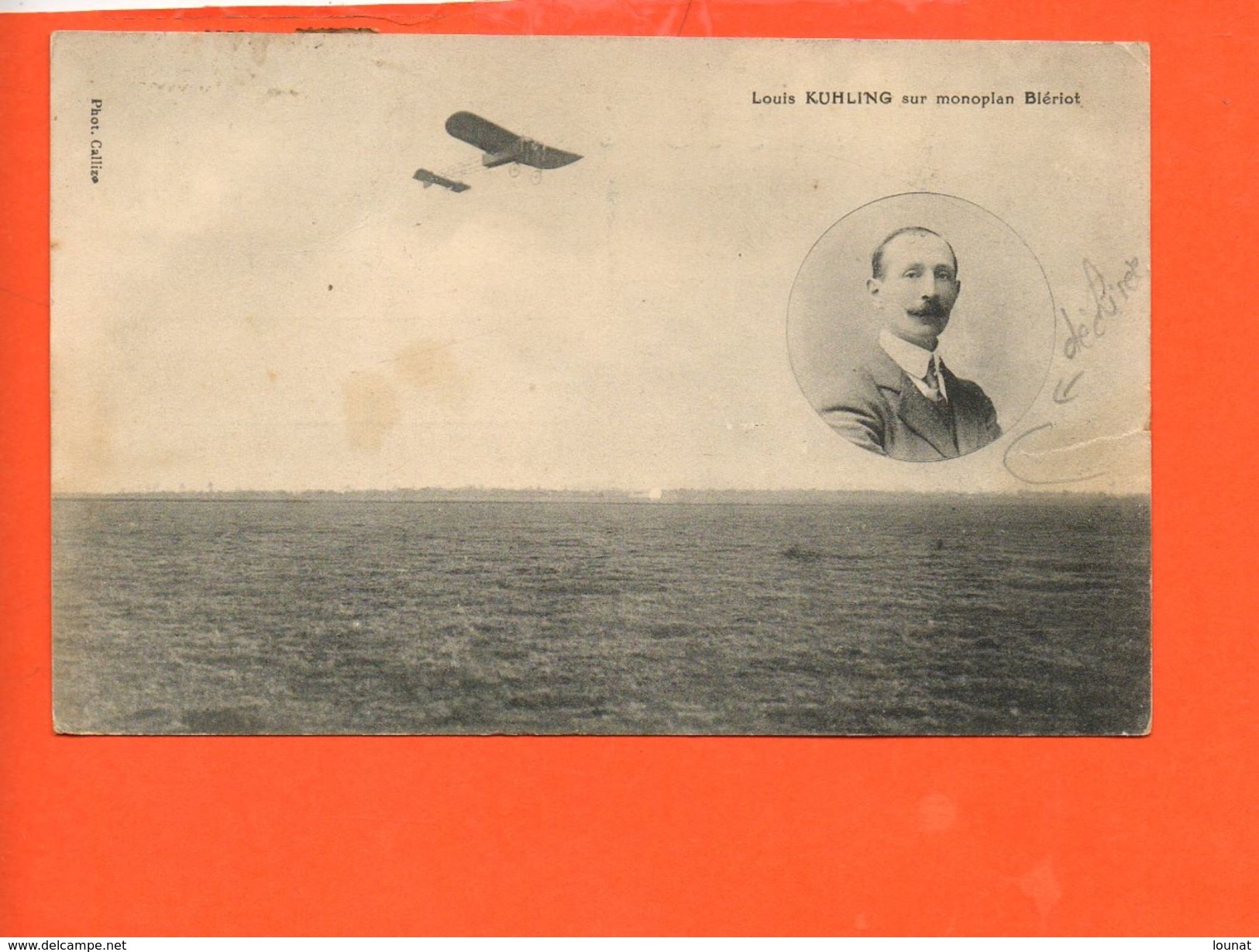 Aviateur - Louis Kuhling Sur Monoplan Blériot (état) - Aviatori