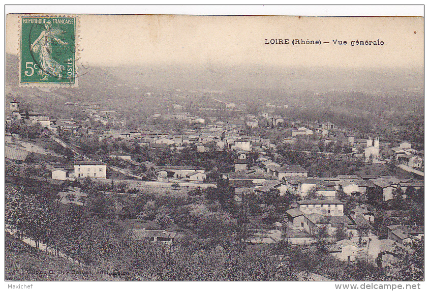 Loire - Vue Générale - Circ 1913 - Loire Sur Rhone