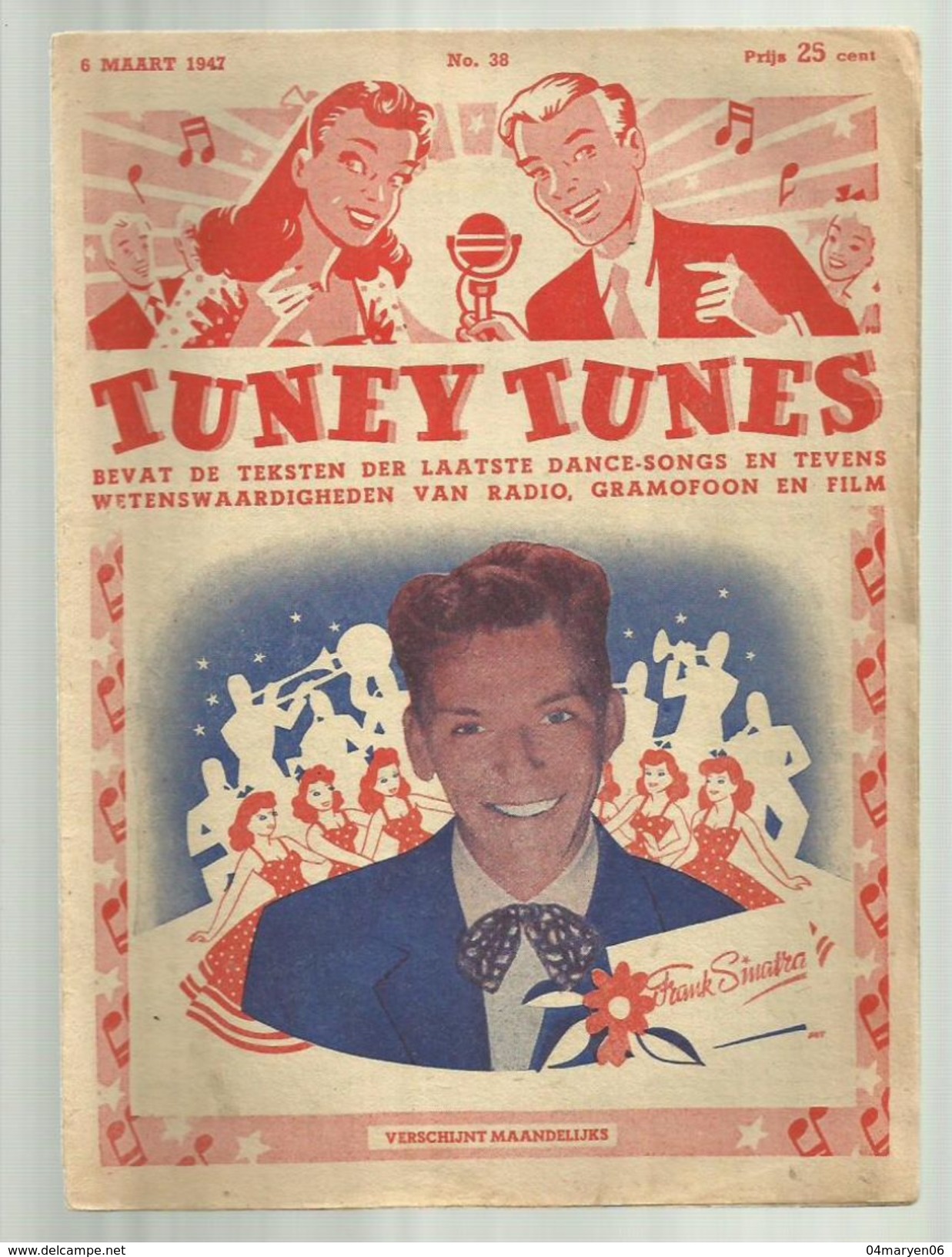 -**- ""  TUNEY  TUNES "" Maandblad  N° 38  ---6 Maart  1947 - Andere & Zonder Classificatie