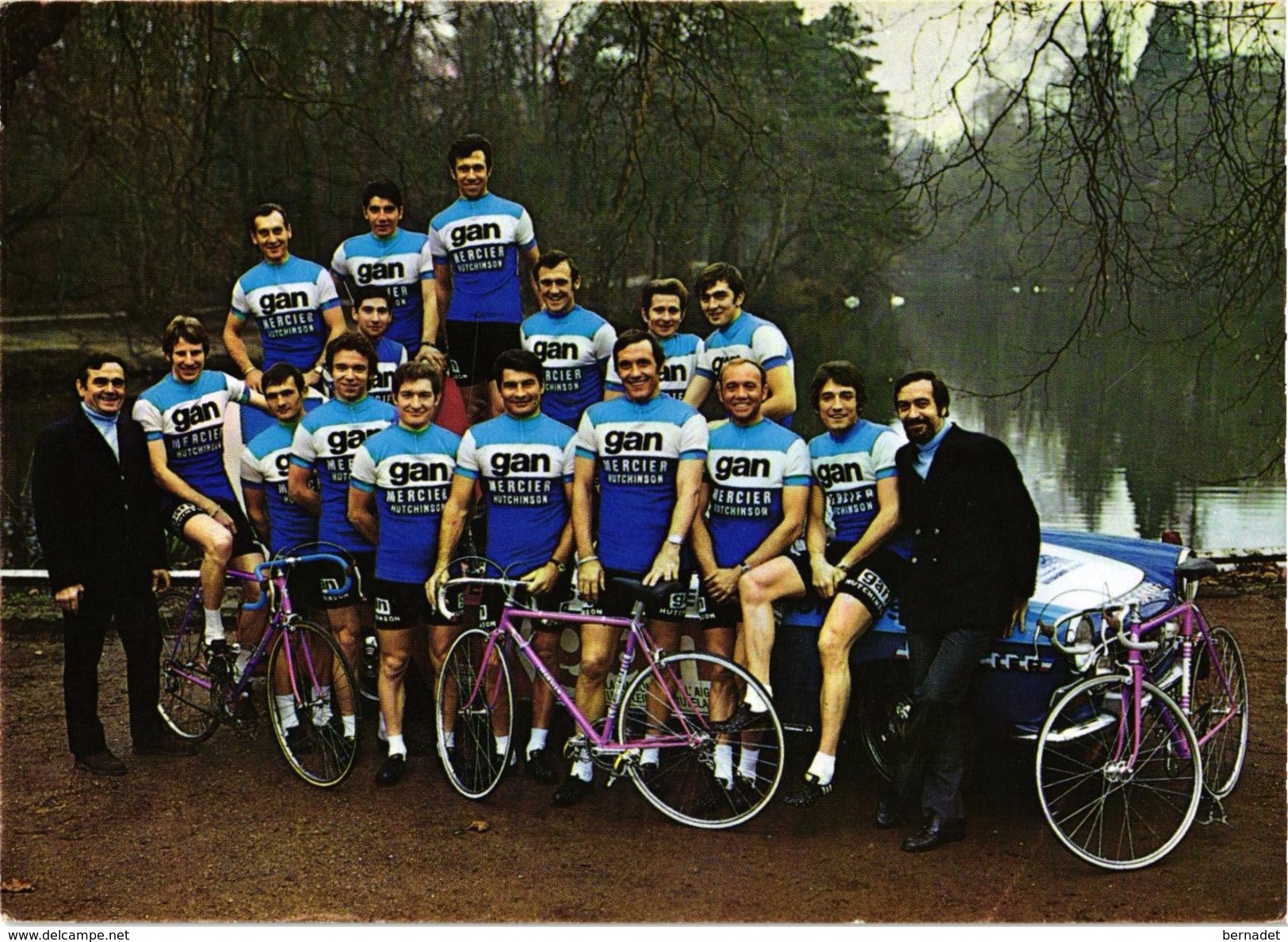 L'EQUIPE GAN MERCIER .. HUTCHINSON - Ciclismo