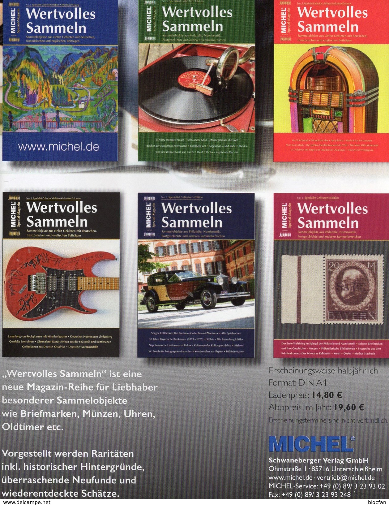 MICHEL Hefte 1-6/2017 Magazine Wertvolles Sammeln New 90&euro; Luxus Informationen Of The World Special Magacine Germany - Correomilitar E Historia Postal