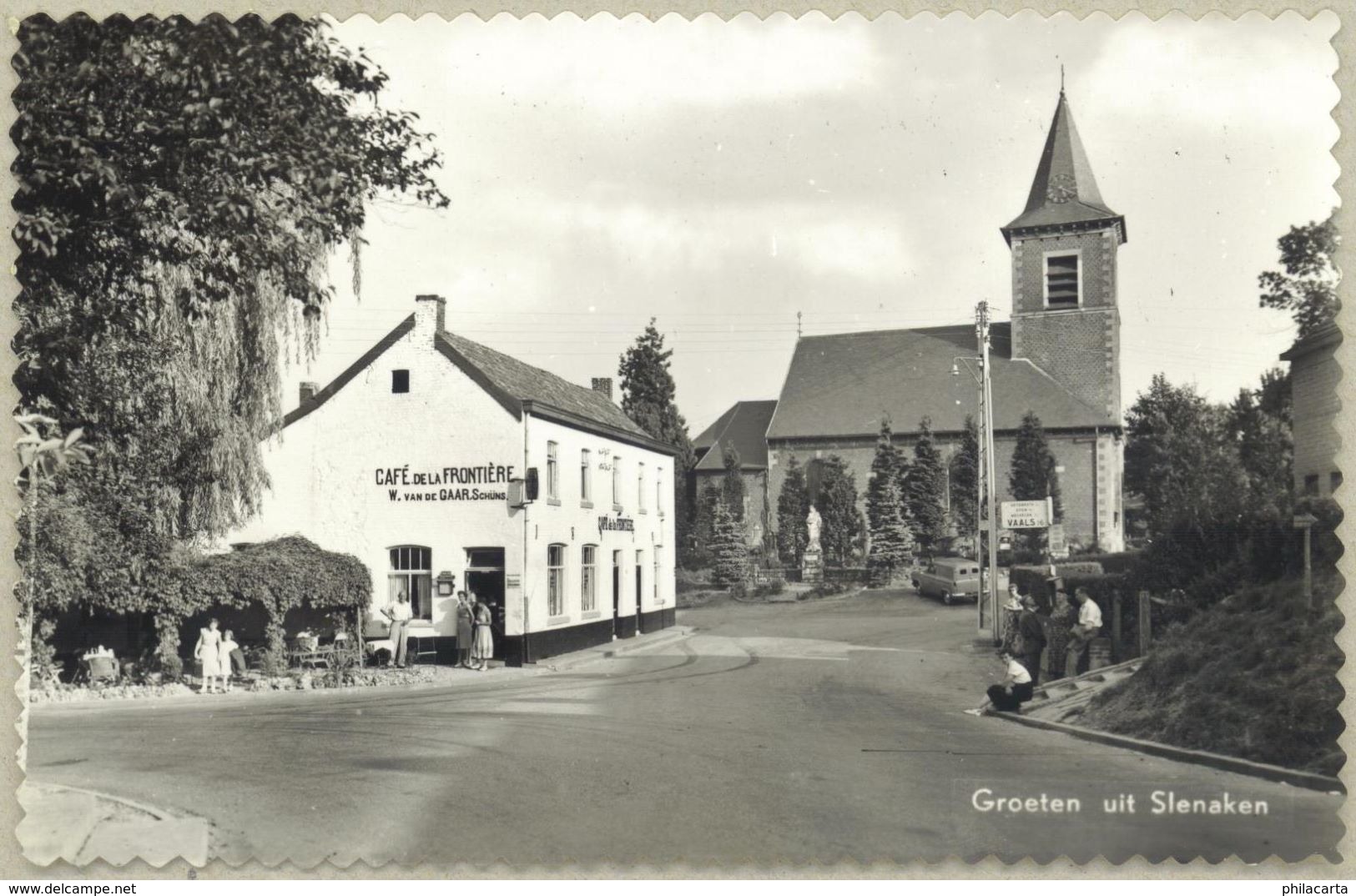 Slenaken *** Dorpsgezicht Met Cafe Frontiere - Slenaken