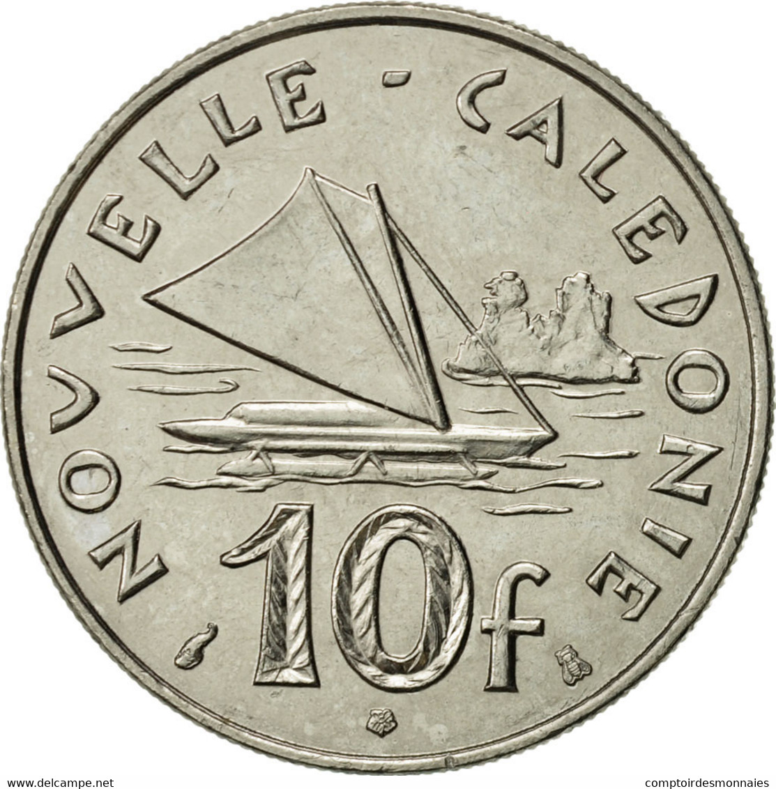 Monnaie, Nouvelle-Calédonie, 10 Francs, 1995, Paris, SUP, Nickel, KM:11 - Nieuw-Caledonië