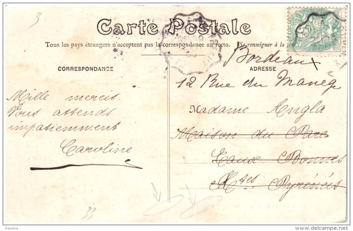 33 CAMBES - Faubourg Du Grand-Port   (Recto/Verso) - Autres & Non Classés