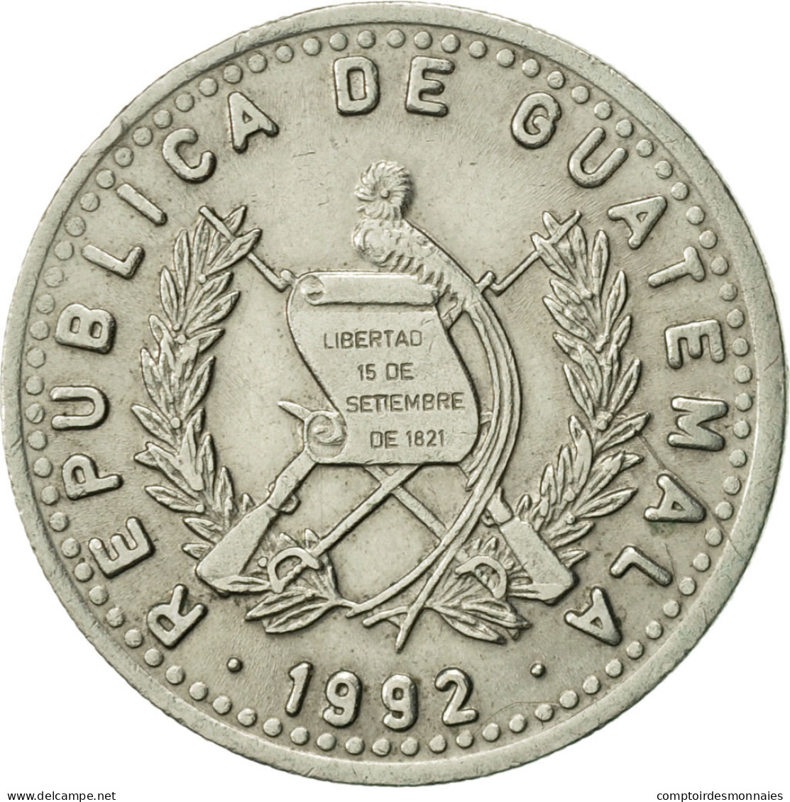 Monnaie, Guatemala, 10 Centavos, 1992, SUP, Copper-nickel, KM:277.5 - Guatemala