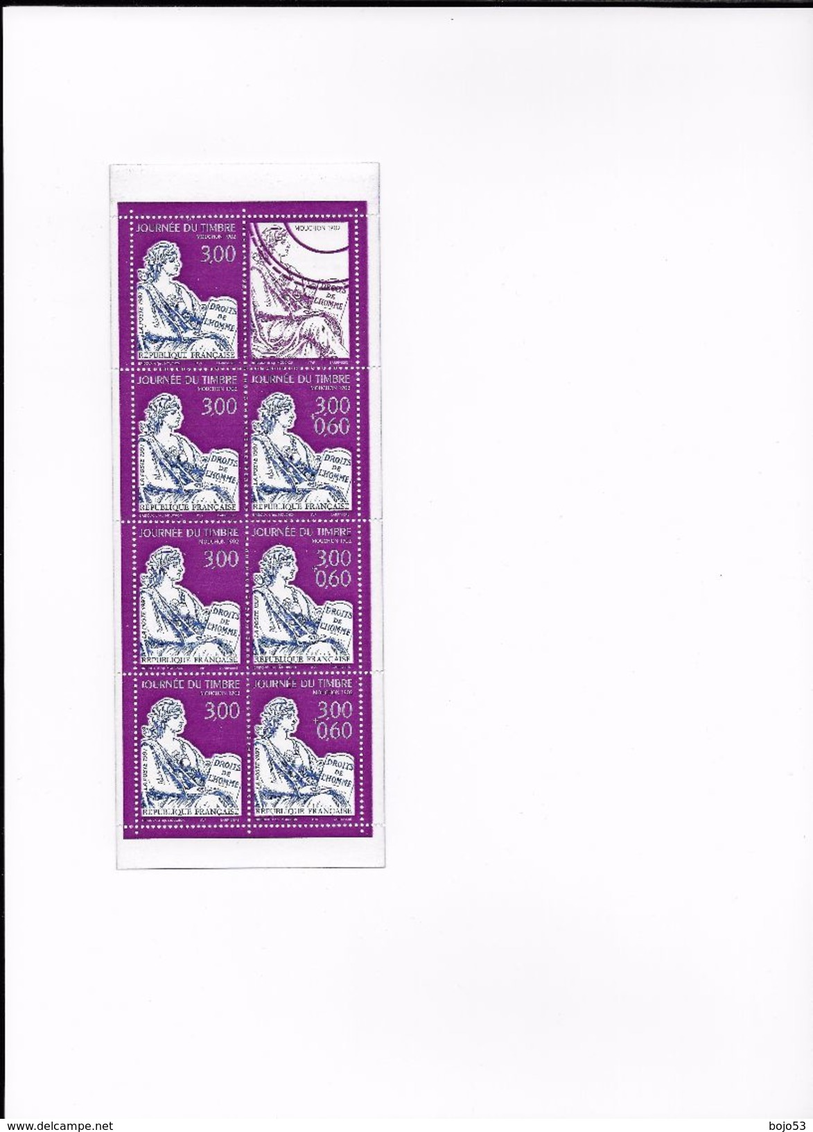 FRANCE Carnet Non Plié Journée Du Timbre De 1997 - Tag Der Briefmarke