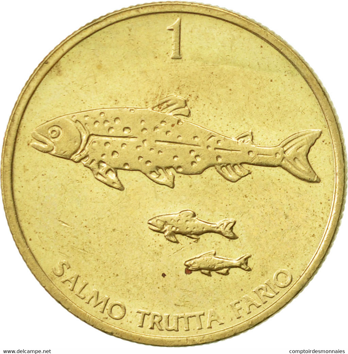 Monnaie, Slovénie, Tolar, 1996, TTB+, Nickel-brass, KM:4 - Slovénie