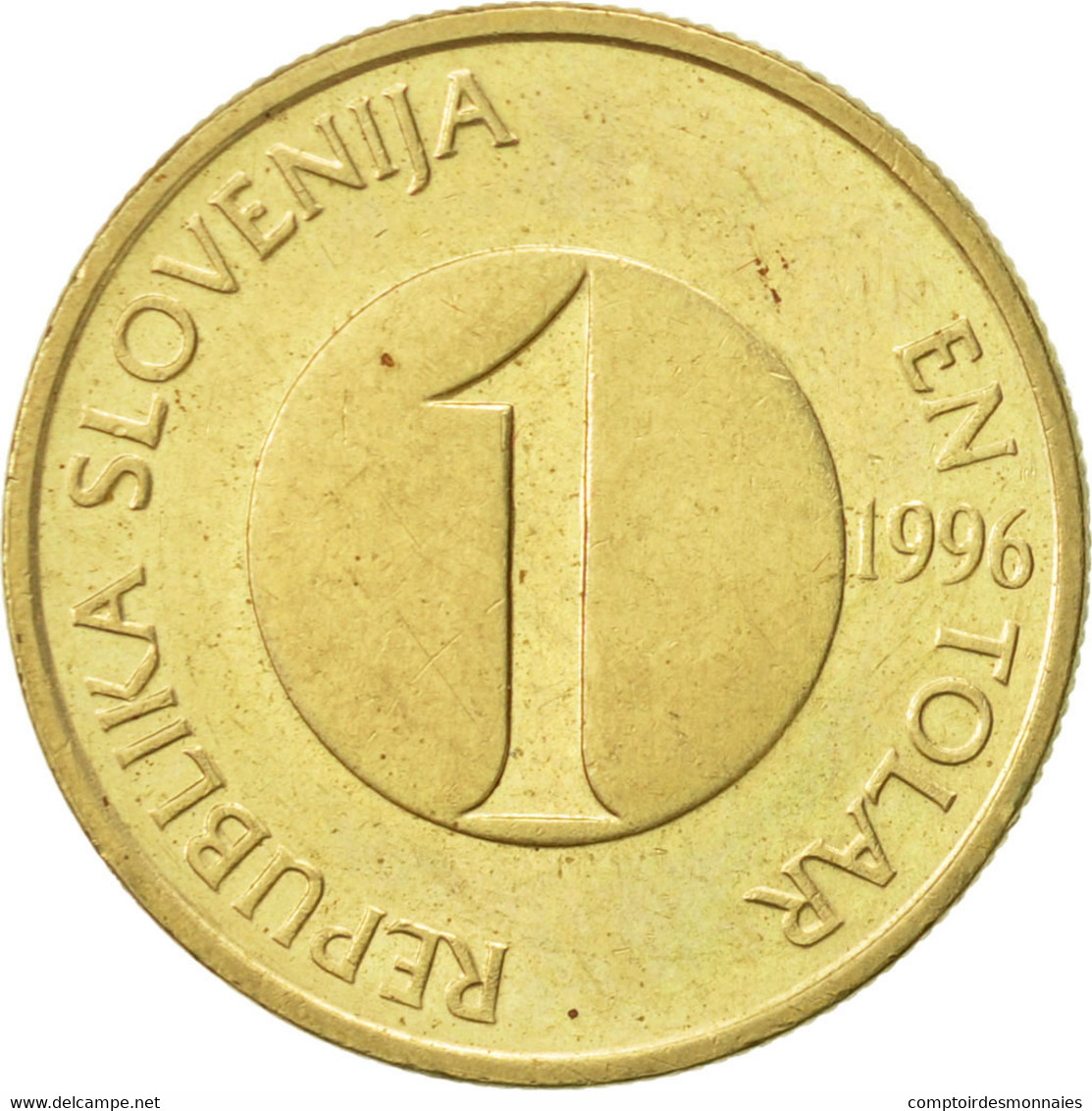Monnaie, Slovénie, Tolar, 1996, TTB+, Nickel-brass, KM:4 - Slovenia