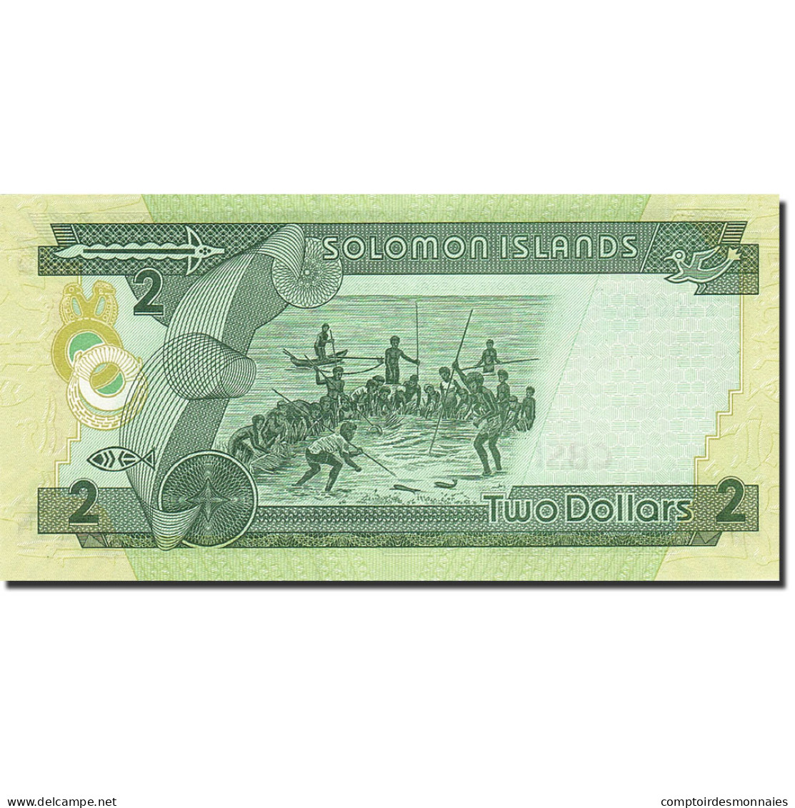 Billet, Îles Salomon, 2 Dollars, 1996-1997, Undated (1997), KM:18, NEUF - Salomonseilanden