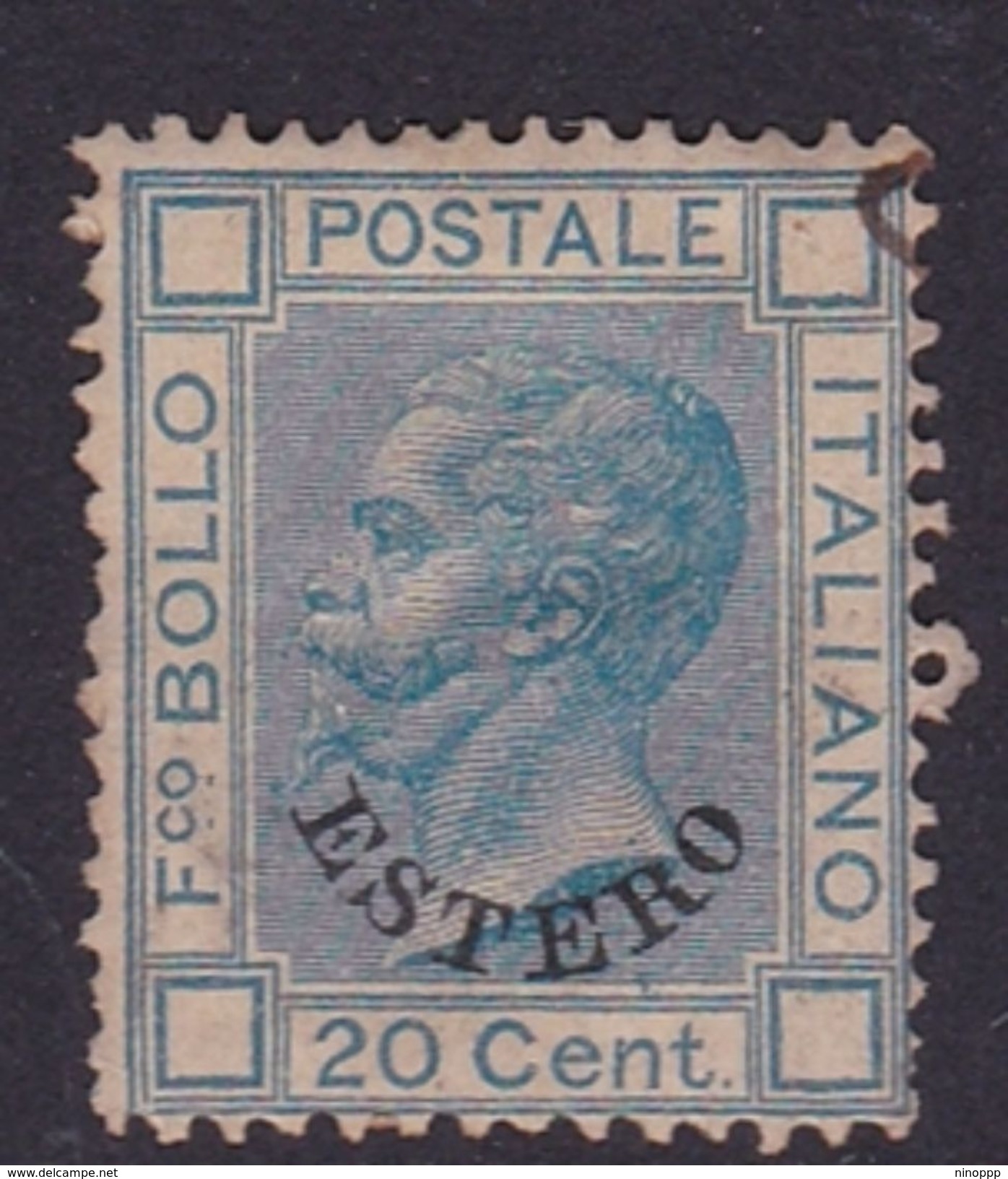 Italy-Italian Offices Abroad-General Issues- S5 1874  20c Blue, Mint - General Issues