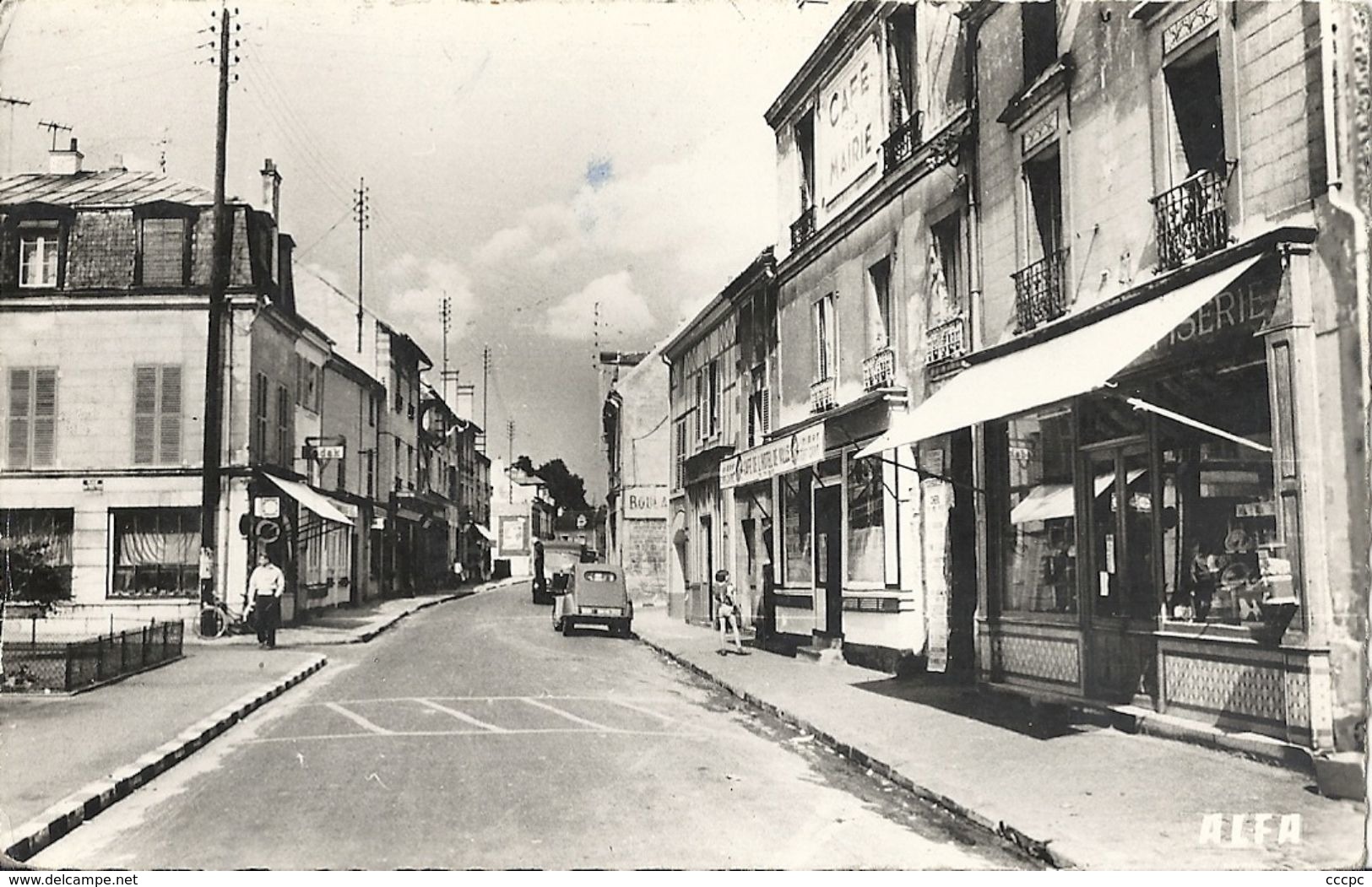 CPSM Montesson Rue Du Général Leclerc - Montesson