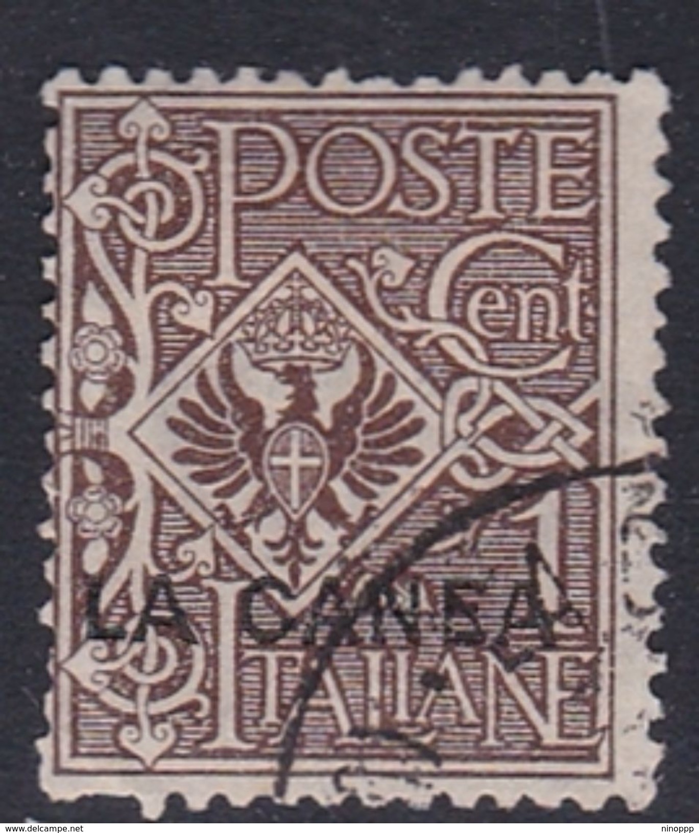 Italy-Italian Offices Abroad-La Canea  S3 1905  1 C Brown Used - La Canea