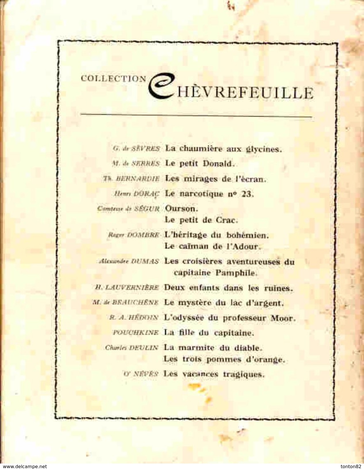 O' Névès - Les Vacances Tragiques - Éditions Casterman -  ( 1955 ) - Casterman