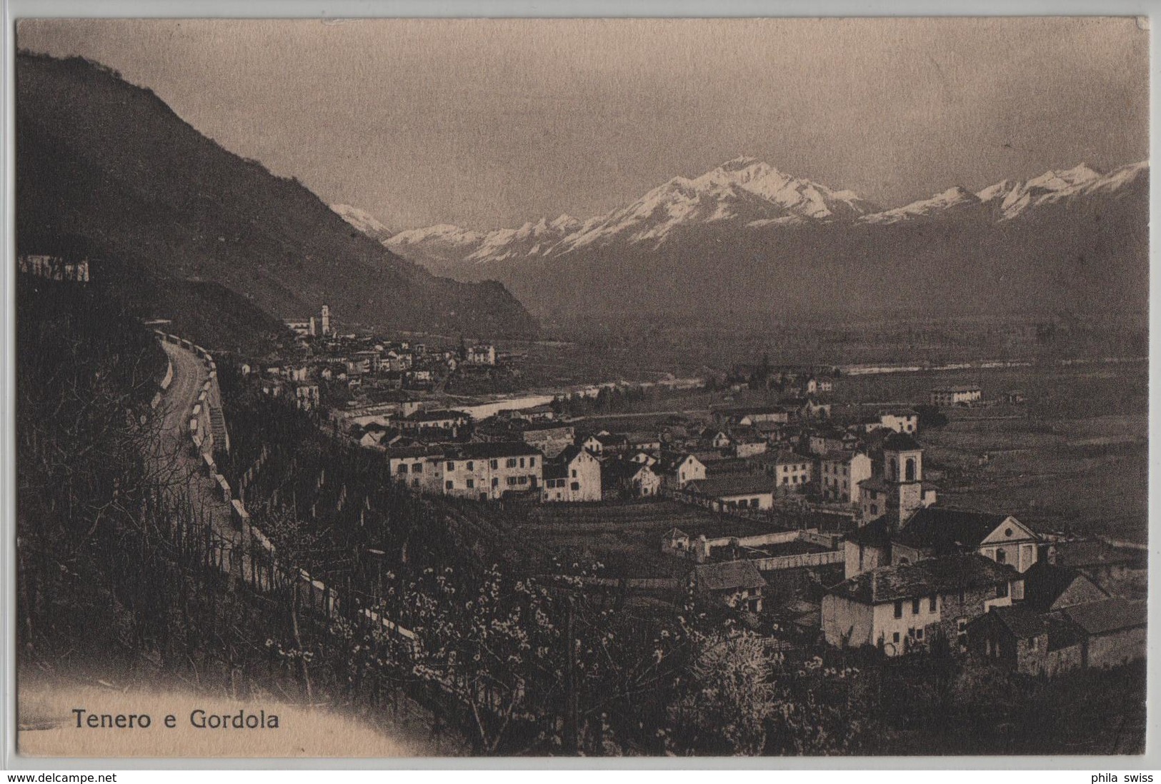 Tenero E Gordola - Photo: Büchi No, 1587 - Gordola