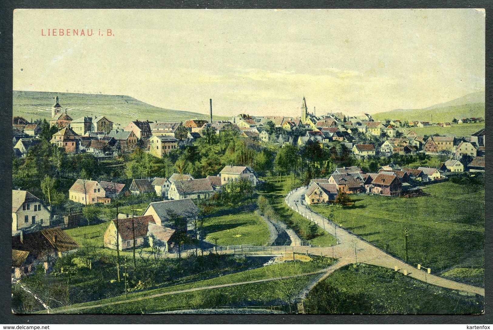 Liebenau I. B., Hodkovice, 25.7.1910 - Czech Republic
