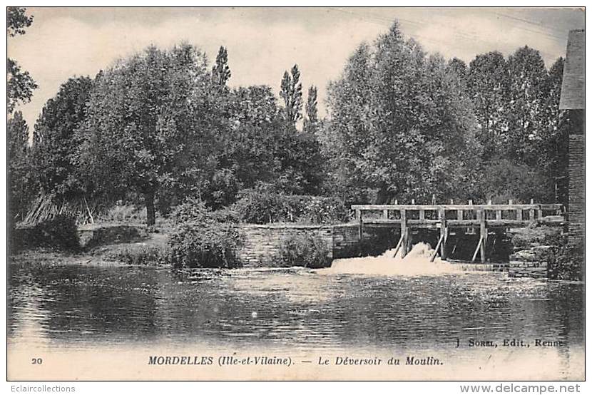 Mordelles      35       Le Déversoir Du Moulin        ( Voir Scan) - Autres & Non Classés