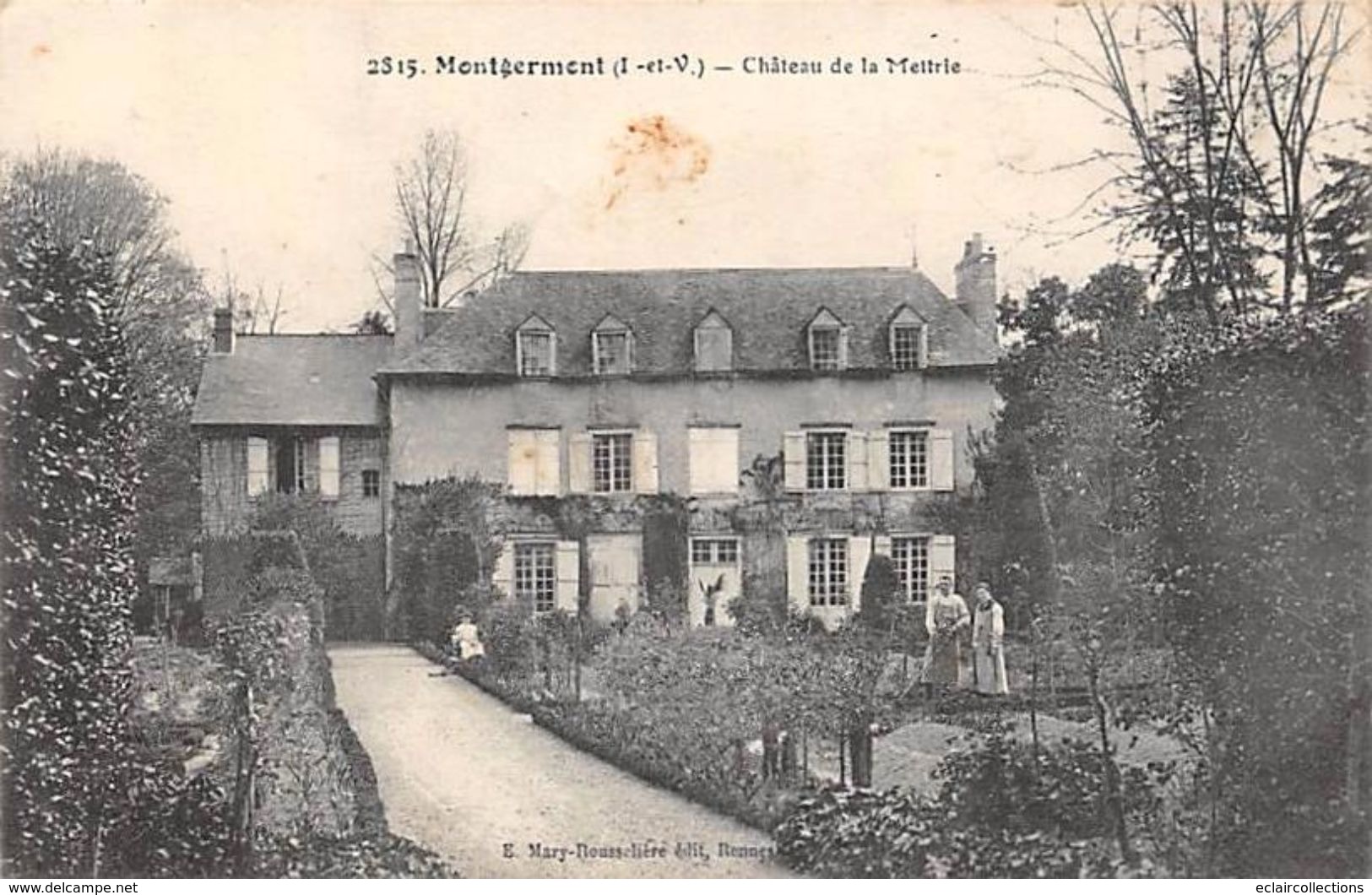 Montgermont    35      Château De La Mettrie           ( Voir Scan) - Andere & Zonder Classificatie