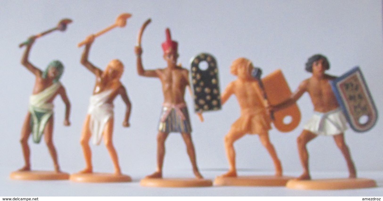 Rares Figurines ATLANTIC 1/32 Lot De 21 Sur Les 22 Egyptiens Antique Avec Sa Boite N° 1602 Voir Détails Annonce - Autres & Non Classés