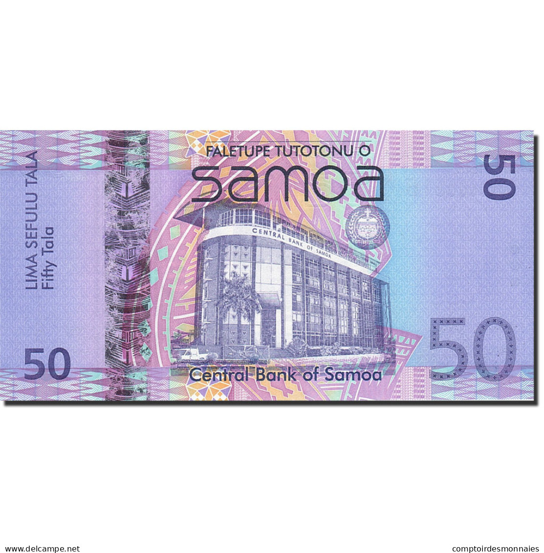 Billet, Samoa Occidentales, 50 Tala, 2008, 2008, KM:41a, NEUF - Samoa