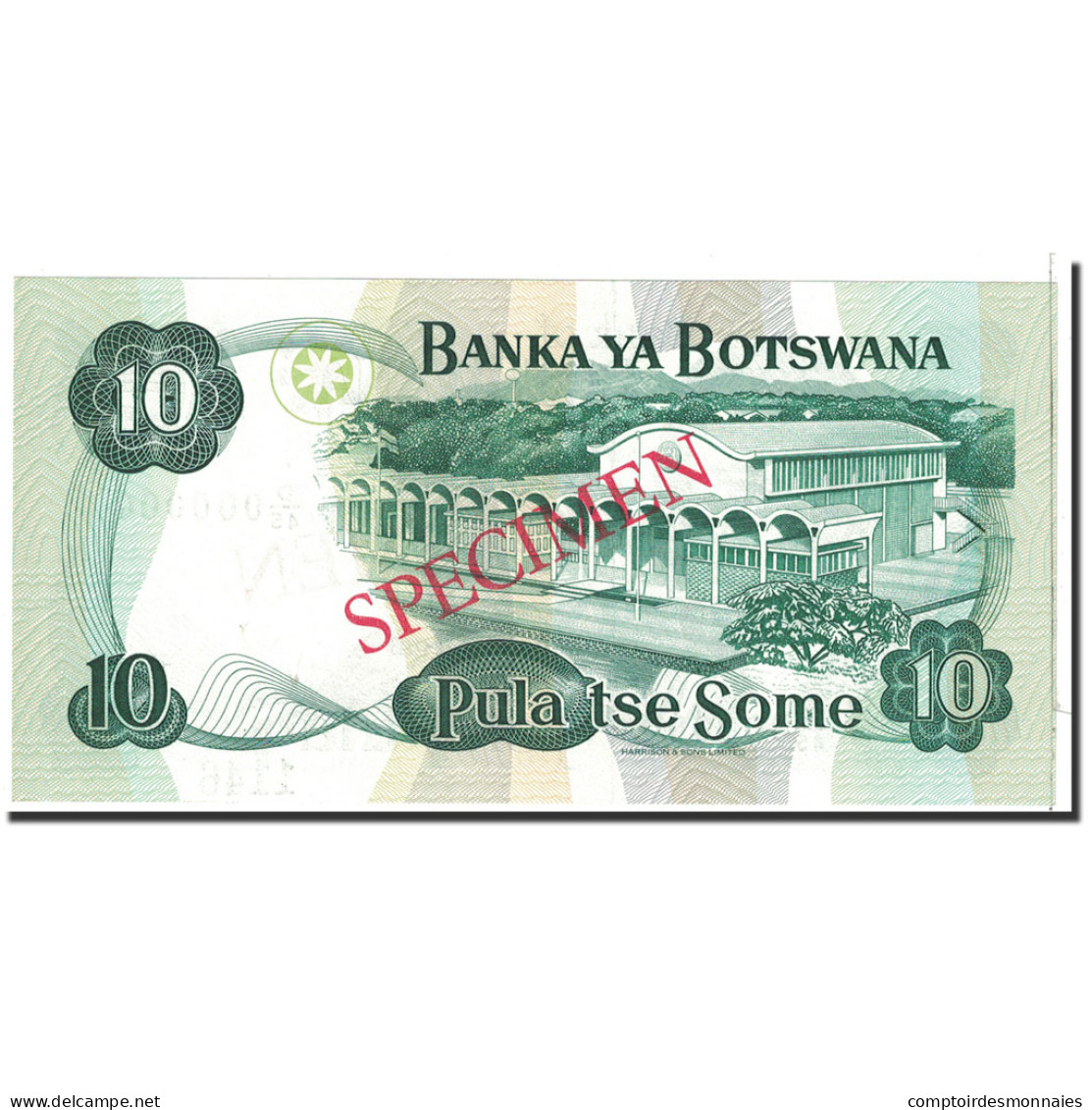 Billet, Botswana, 10 Pula, 1992, Undated, KM:12s, NEUF - Botswana