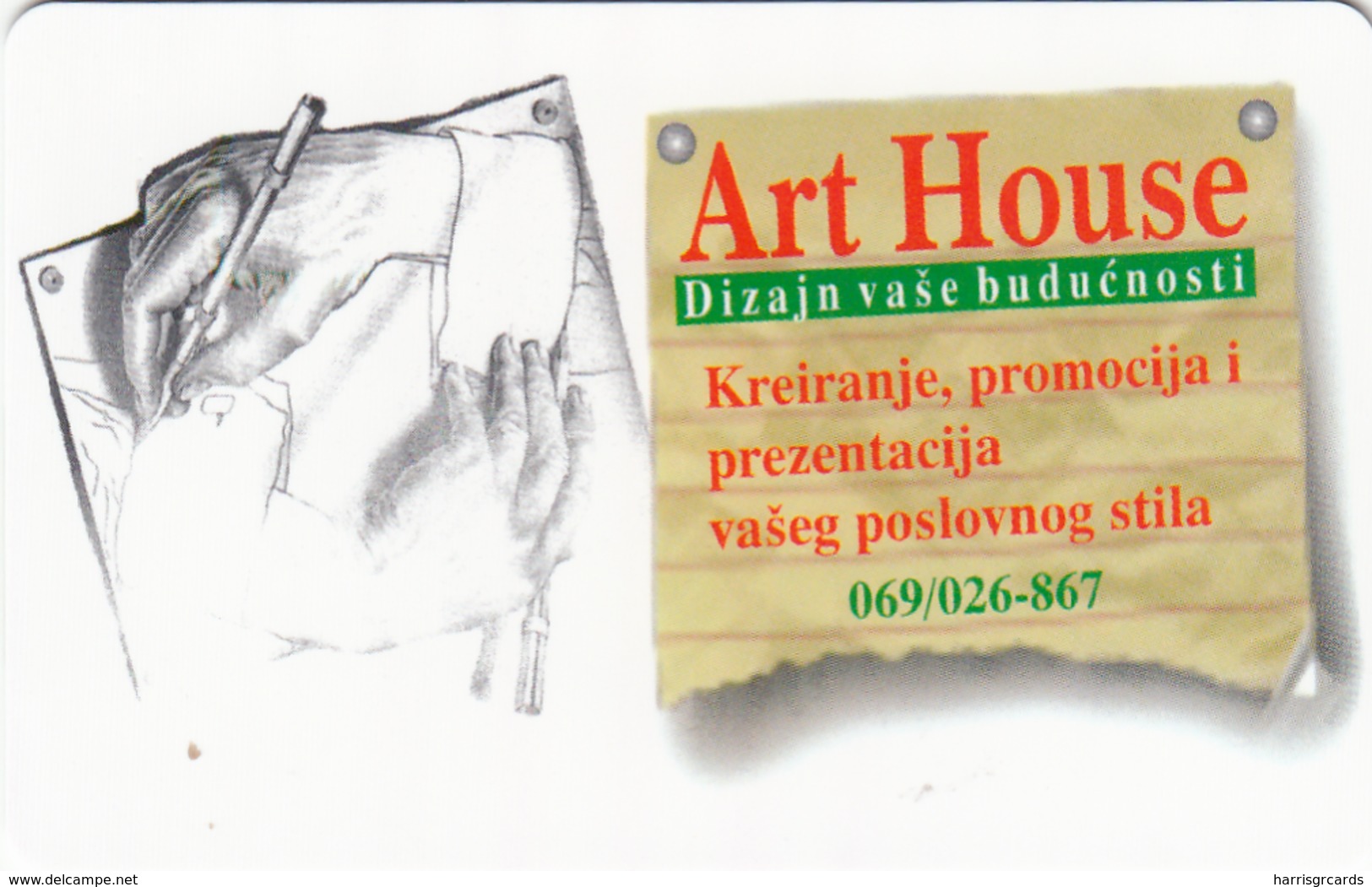 MONTENEGRO - Art House, Tirage 50000, 06/03, Sample No Chip And No CN - Montenegro