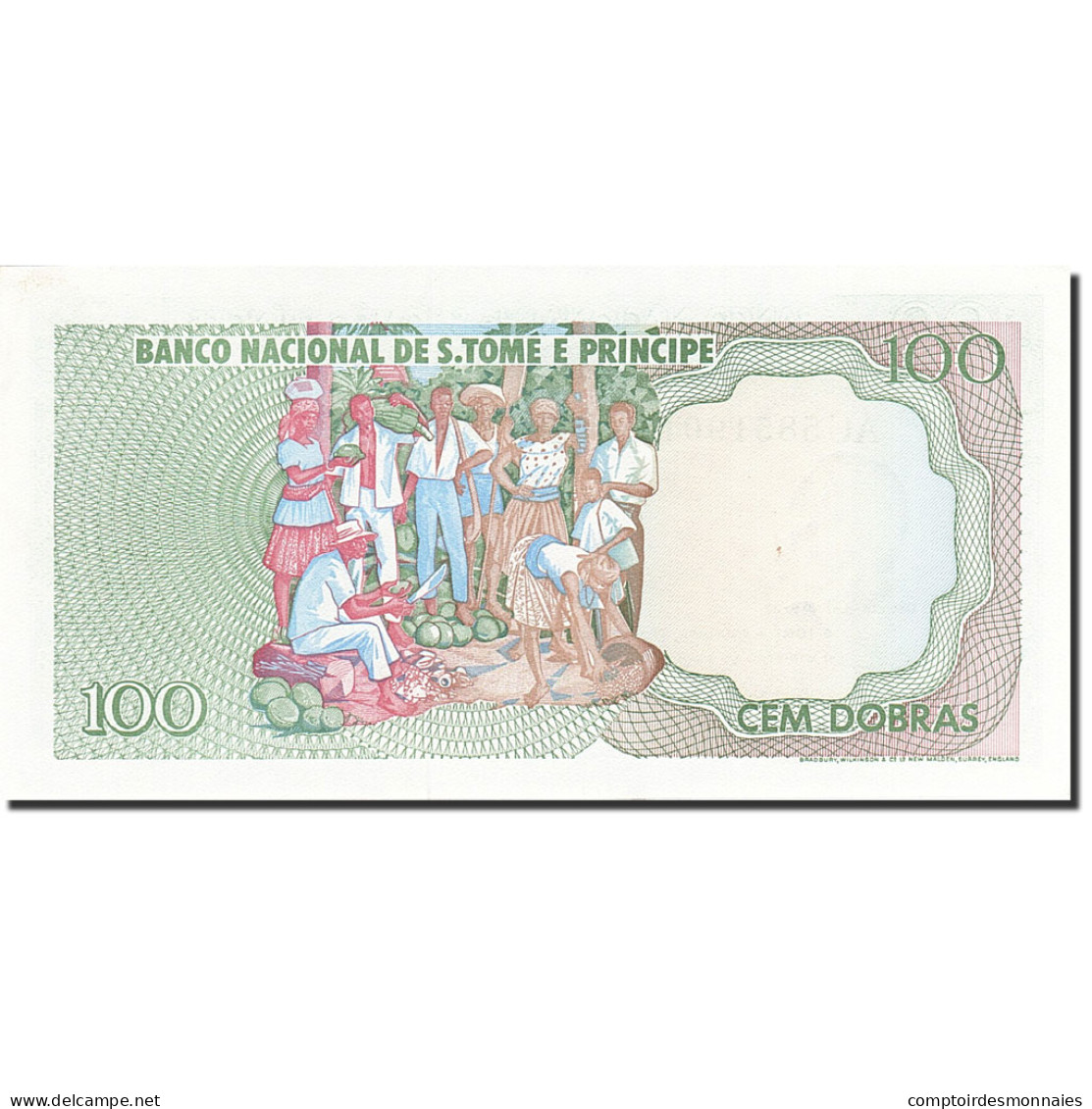 Billet, Saint Thomas And Prince, 100 Dobras, 1982, 1982-09-30, KM:57, SPL - Sao Tome And Principe