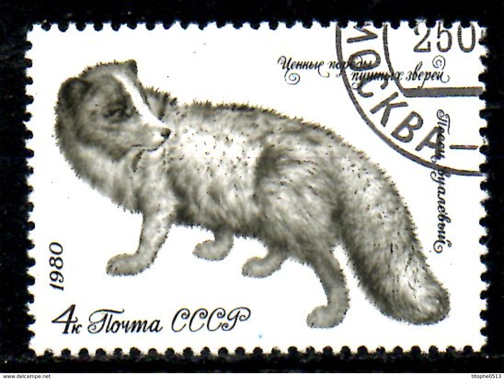 URSS. N°4707 De 1980 Oblitéré. Isatis. - Arctic Tierwelt
